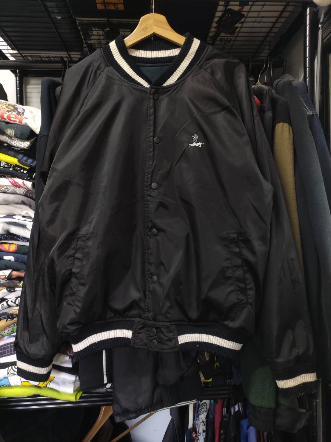 Billabong Rare! Vtg 00's 2Side Billabong " Bong " Varsity Jacket Size US L / EU 52-54 / 3 - 2 Thumbnail