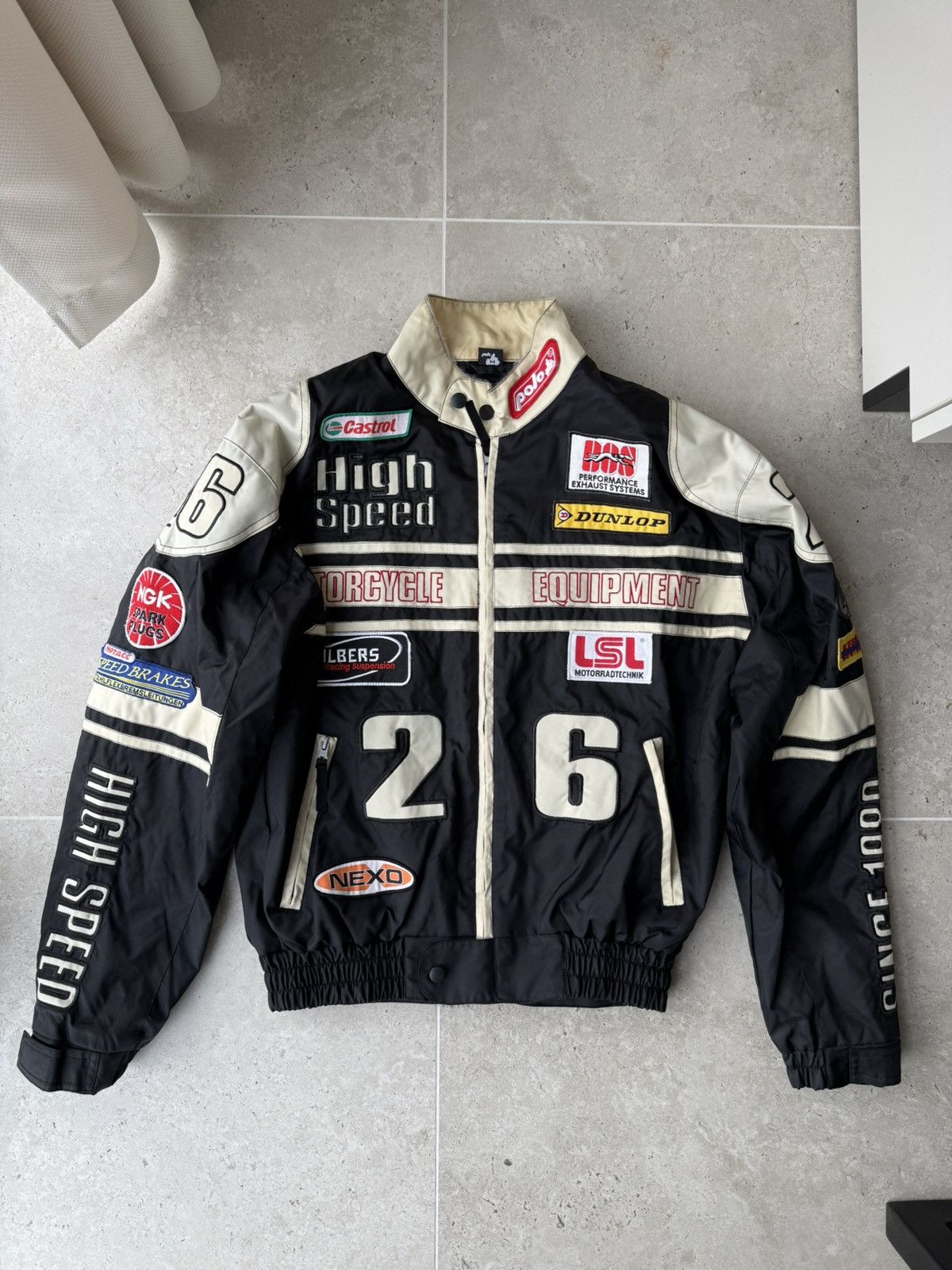 Japanese Brand Vintage High Speed Racing Team Moto Jacket Size US M / EU 48-50 / 2 - 1 Thumbnail