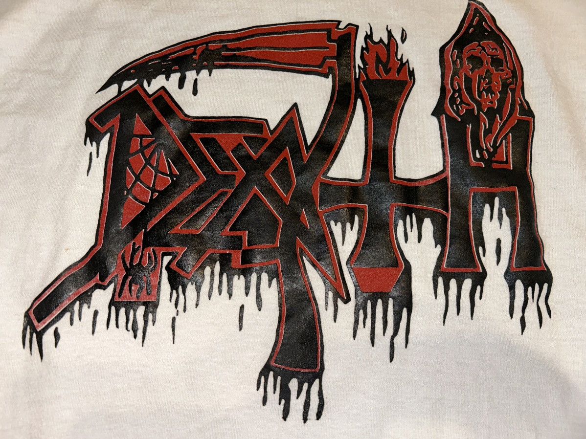 Band Tees Vintage Death "Crusade Of Brutality" Tour T-Shirt 1990 (L) Size US L / EU 52-54 / 3 - 3 Thumbnail