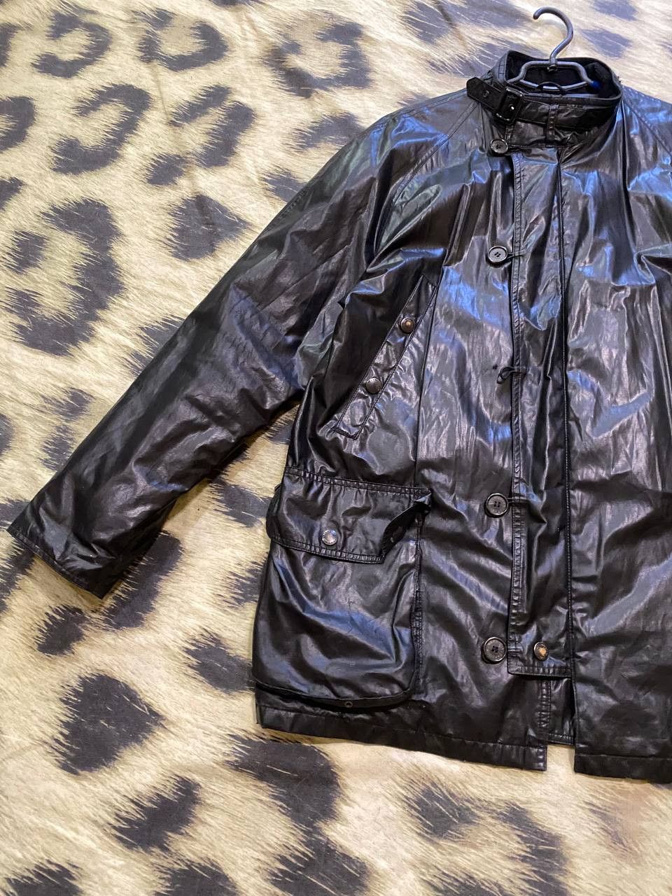 Barbour vintage black jacket luxury Barbour Streetwear Y2K Size US L / EU 52-54 / 3 - 9 Thumbnail