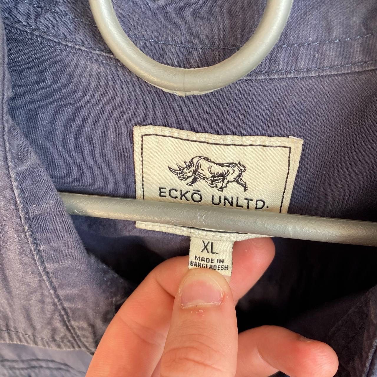 Ecko Unltd. × Japanese Brand Vintage Ecko Unlimited Small logo Japanese skate shirt Size US XL / EU 56 / 4 - 3 Thumbnail