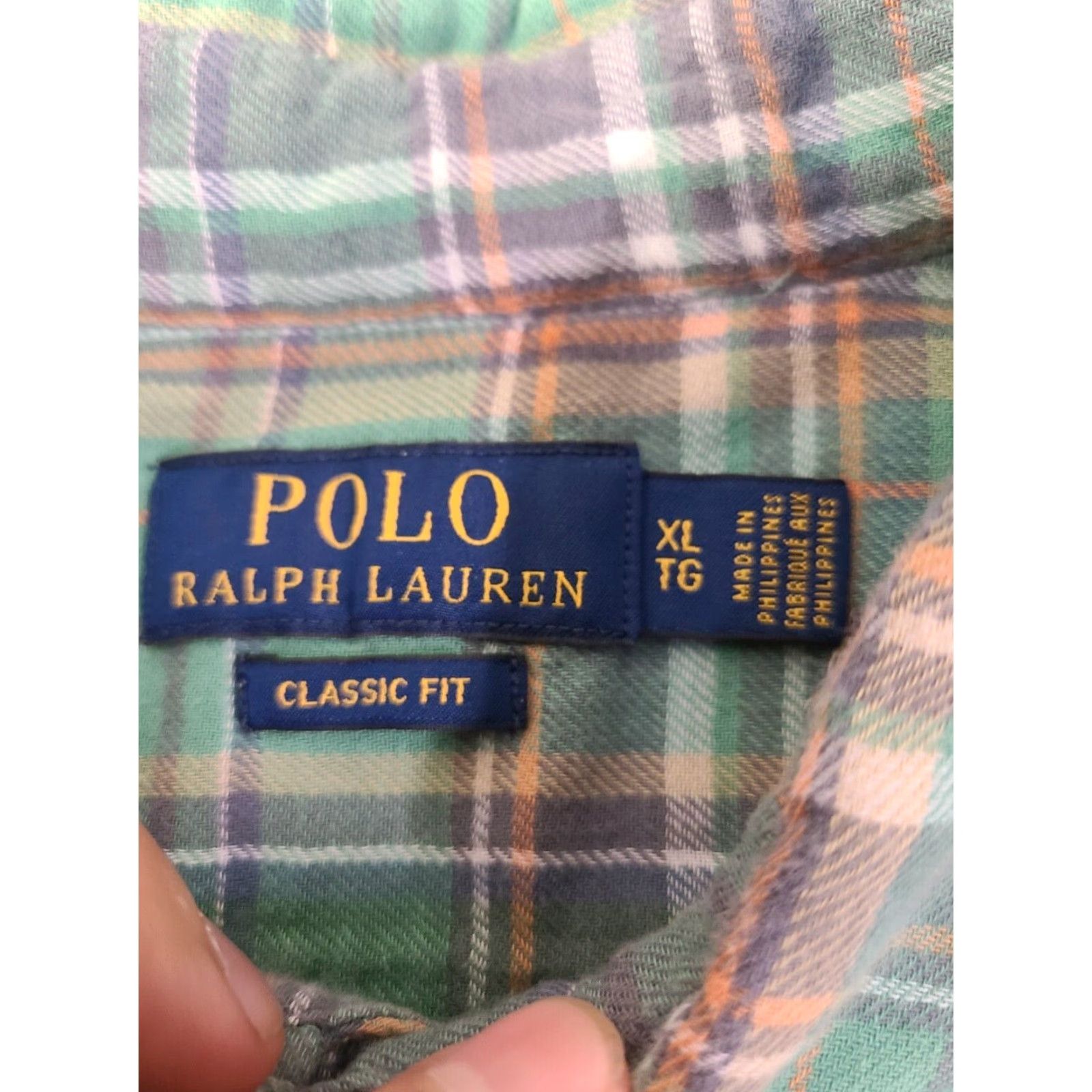 Polo Ralph Lauren Polo Ralph Lauren Flannel Shirt Men's XL Colorful Plaid Button Up Classic Fit Size US XL / EU 56 / 4 - 5 Thumbnail