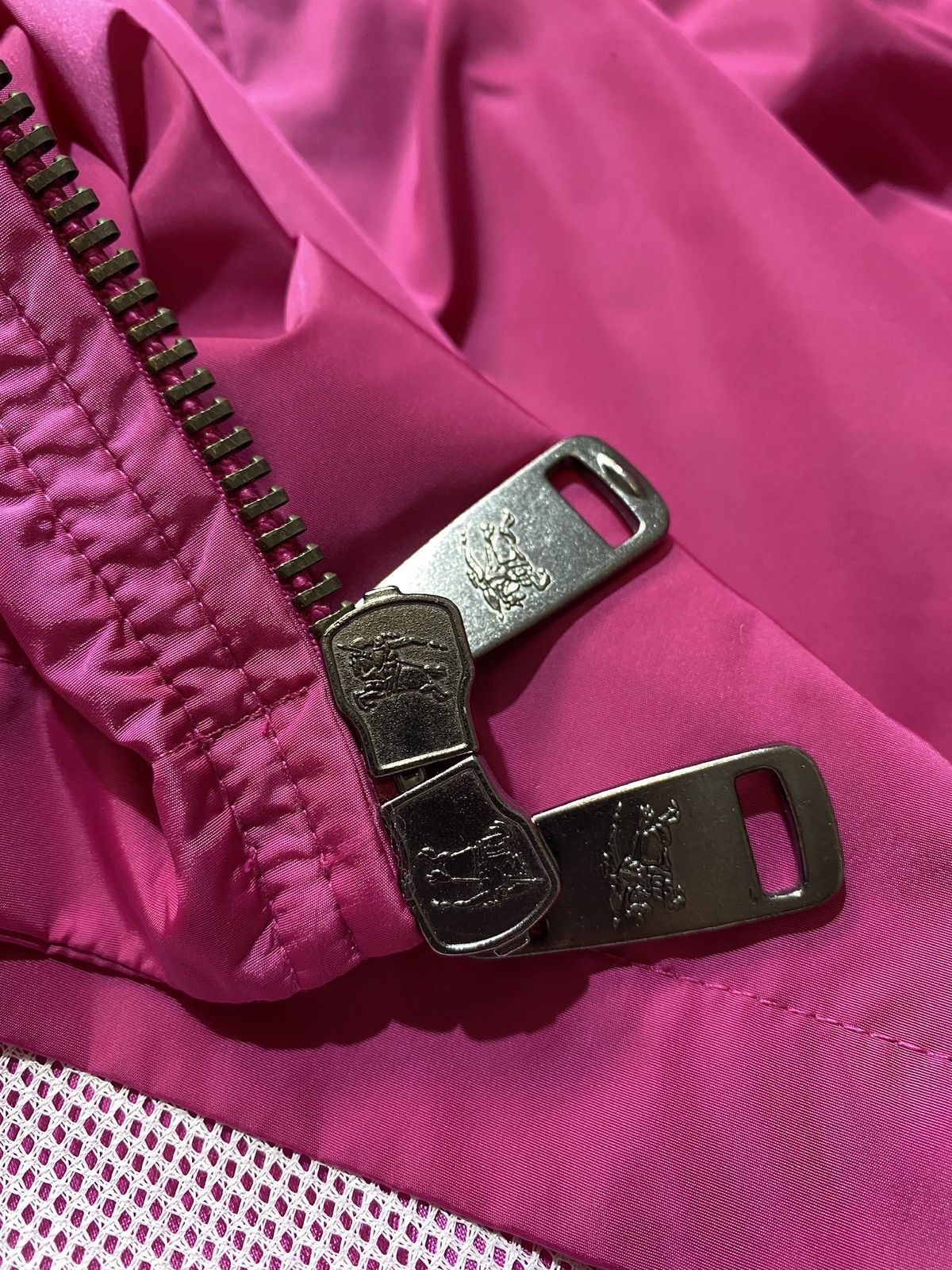 Burberry × Vintage burberry nylon pink 3/4 cropp sleeve jacket Size L / US 10 / IT 46 - 9 Thumbnail