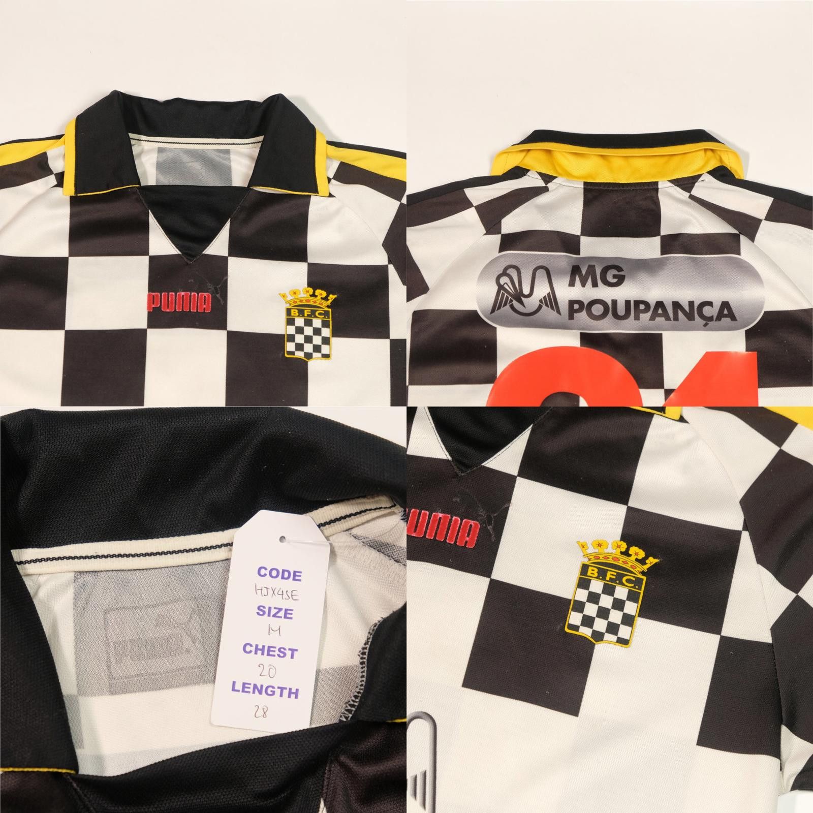 Puma 2003/04 Boavista Home Shirt Portugal (M) Size US M / EU 48-50 / 2 - 5 Thumbnail