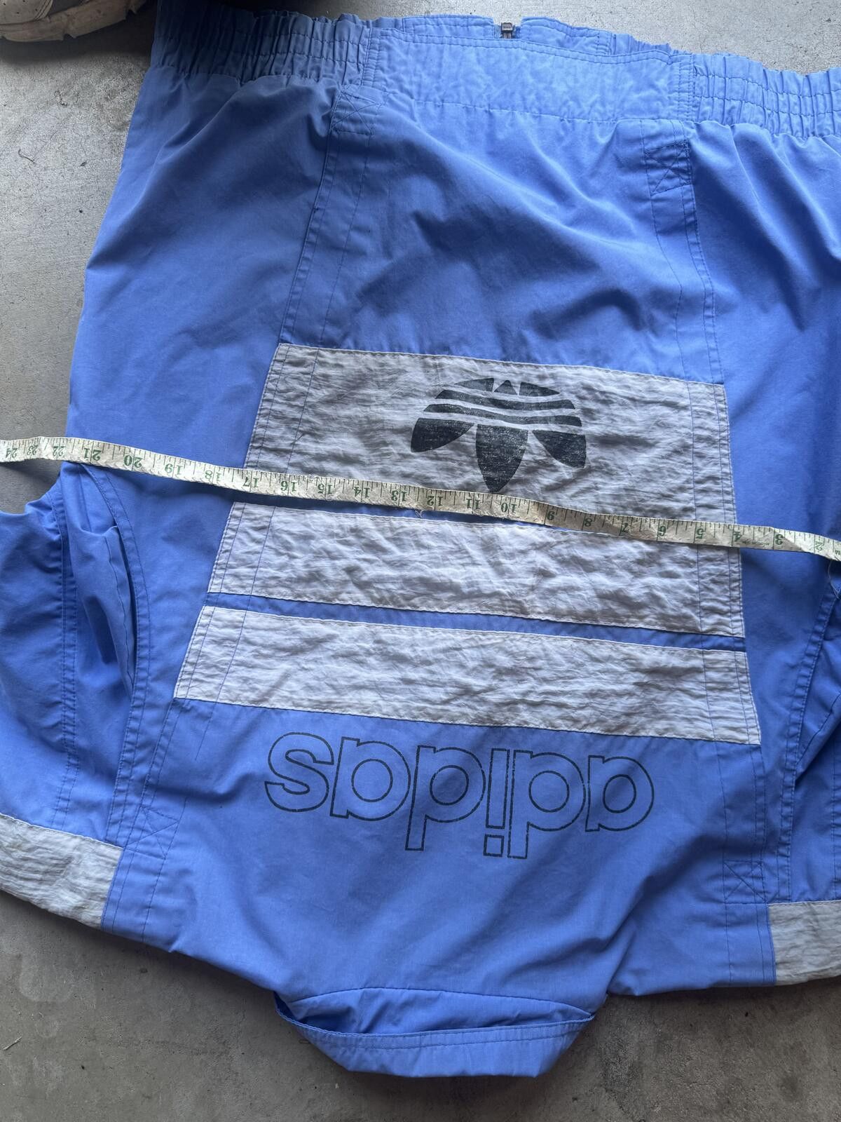 Adidas RARE Vintage 80s Adidas Big Logo Track Jacket Distressed⁠ Size US M / EU 48-50 / 2 - 6 Thumbnail