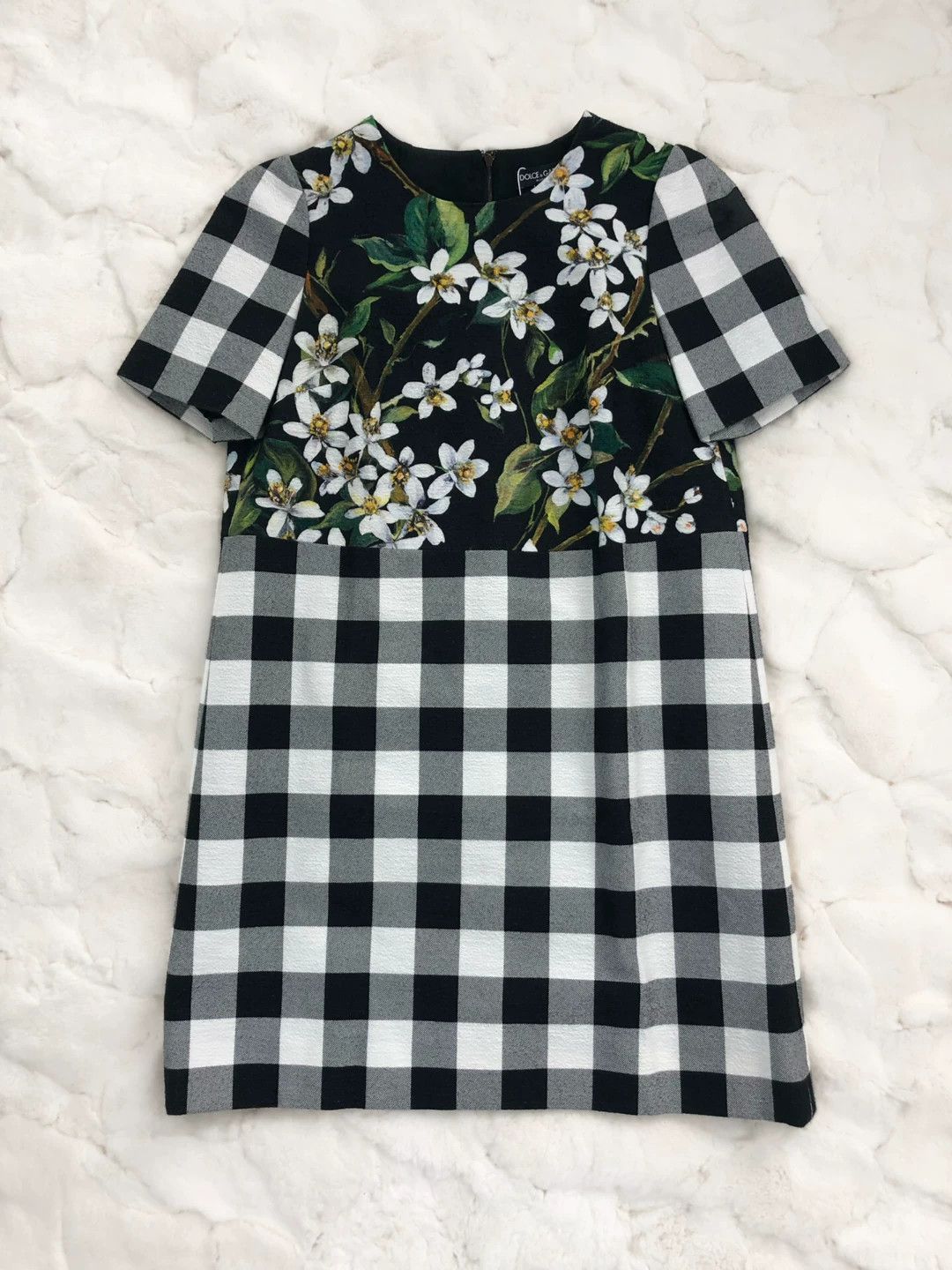 Dolce & Gabbana DG Printed Plaid Dress Size M / US 6-8 / IT 42-44 - 1 Thumbnail