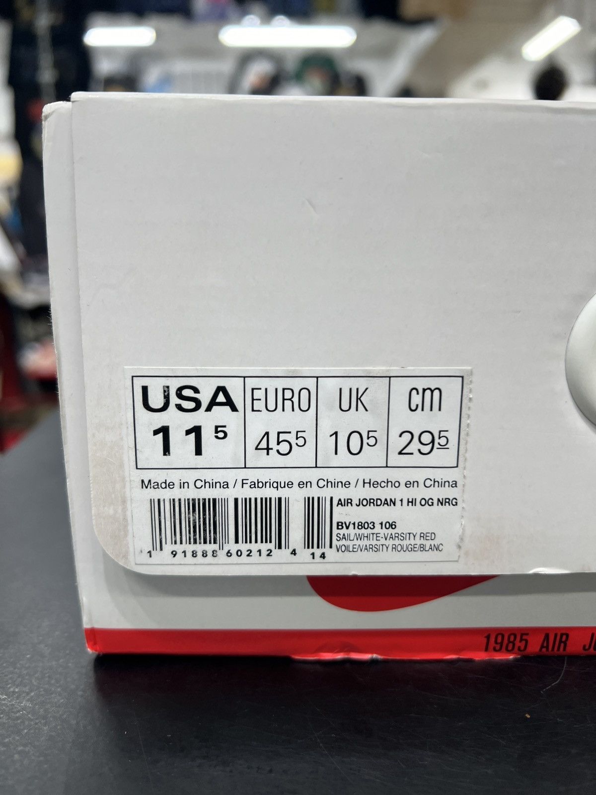 Jordan Brand Jordan 1 High Nigel Sylvester Size 11.5 (2018) Size US 11.5 / EU 44-45 - 12 Thumbnail