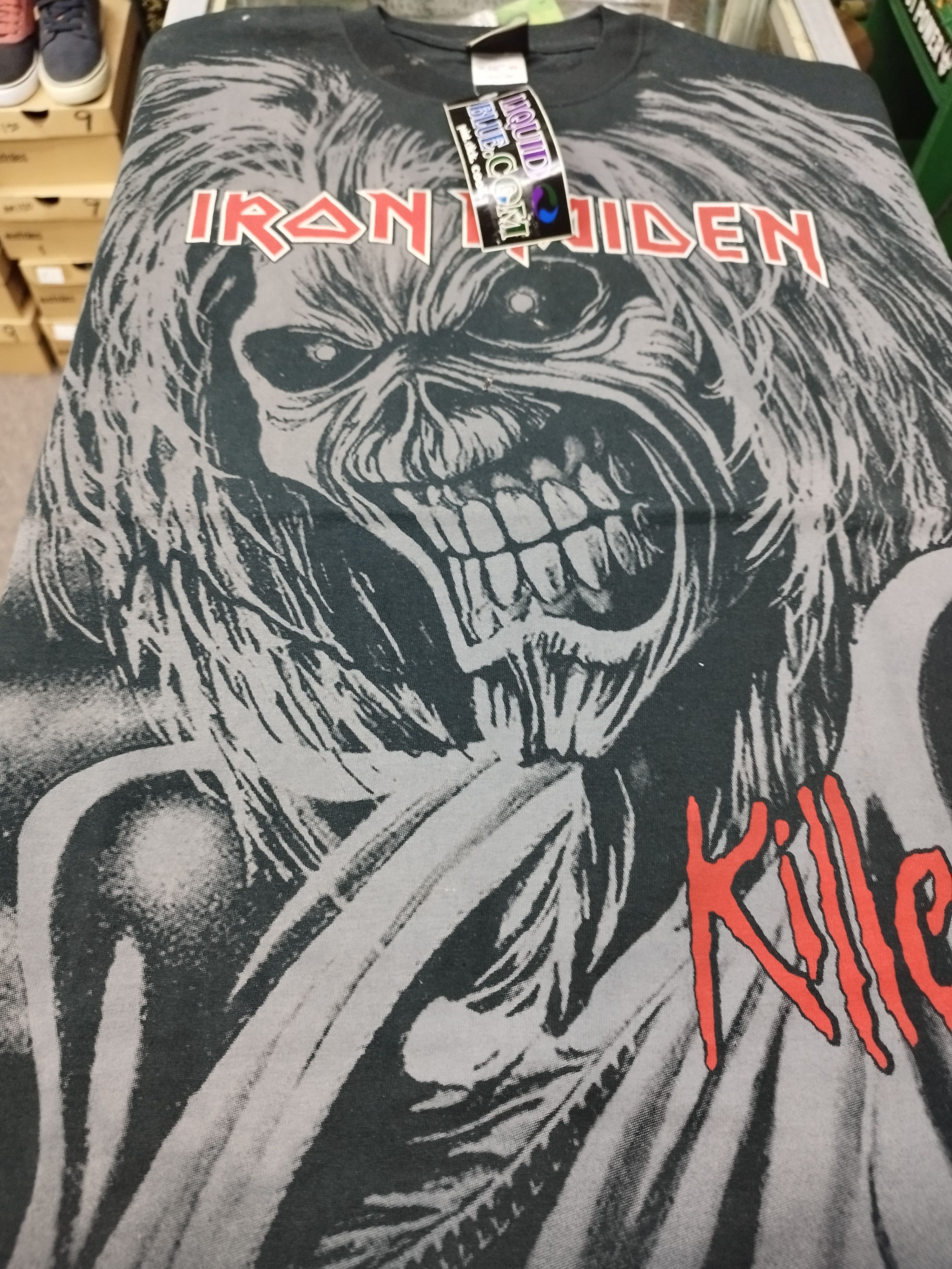 Band Tees × Iron Maiden Iron Maiden Killers Vintange Overprint Size US XL / EU 56 / 4 - 1 Thumbnail