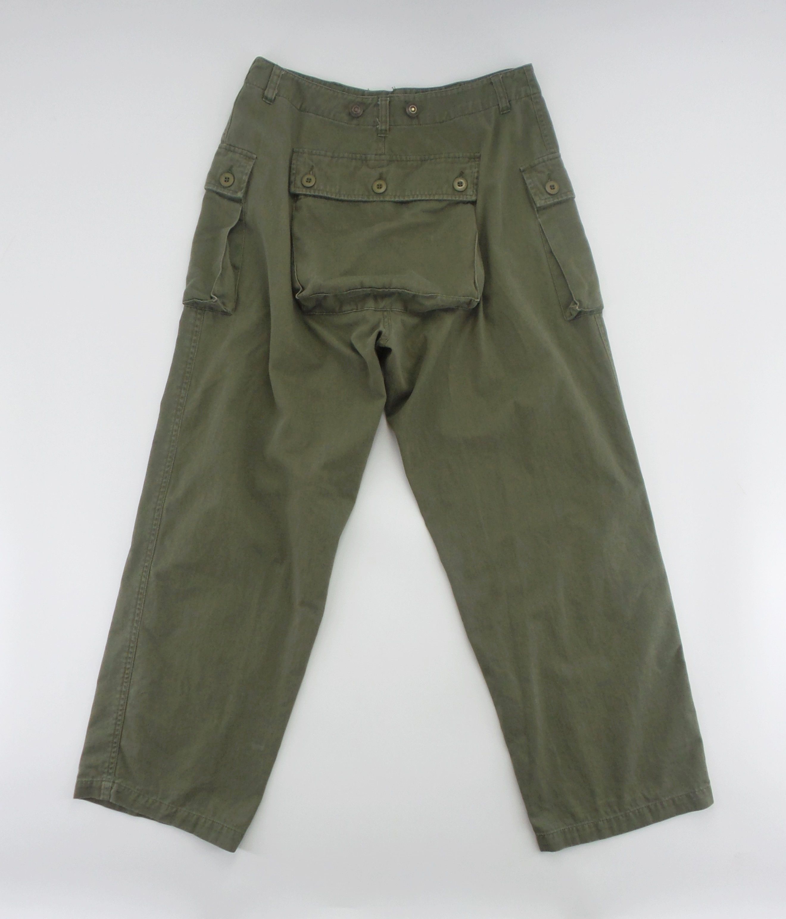 Japanese Brand Unbranded Military Style Monkey Pants W28xL38.5 Size US 28 / EU 44 - 6 Thumbnail