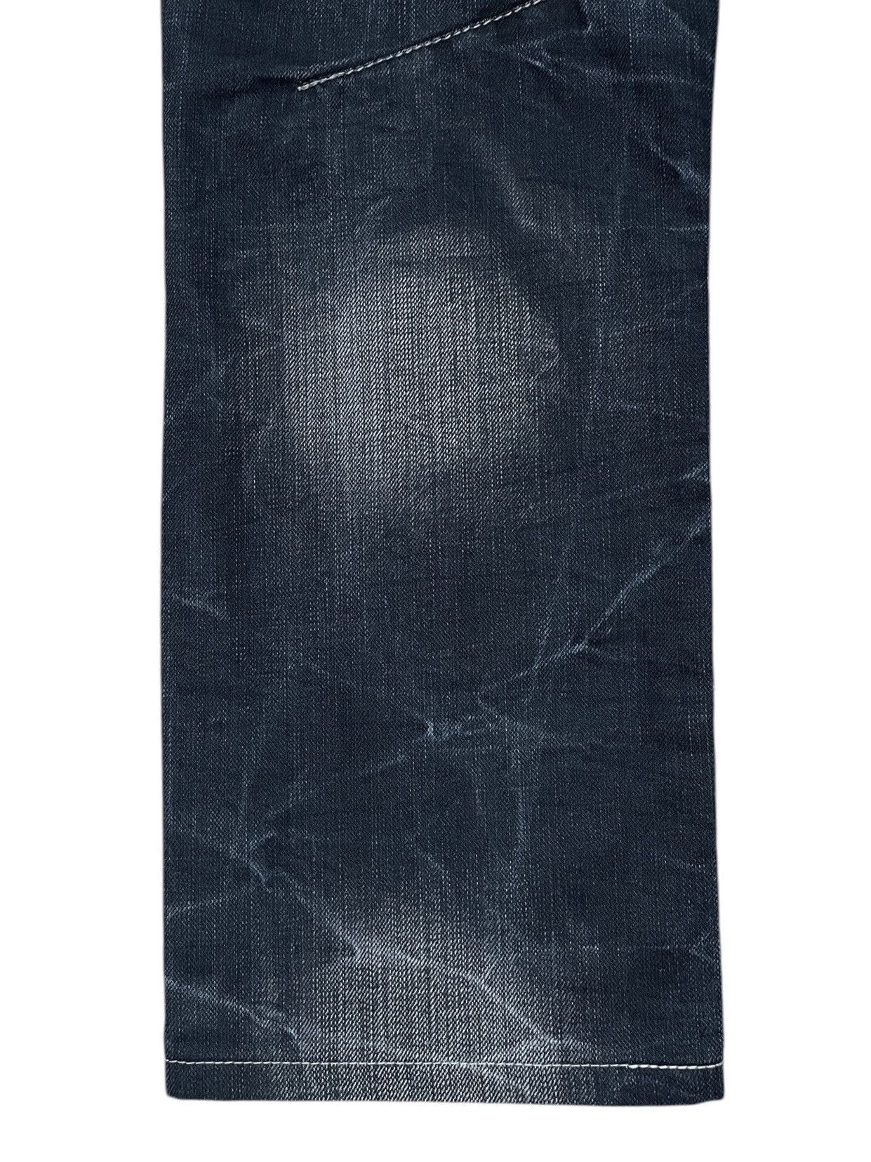 Le Grande Bleu (L.G.B.) Vintage Japanese Brand K&M Jeans 2000s Size US 30 / EU 46 - 5 Thumbnail