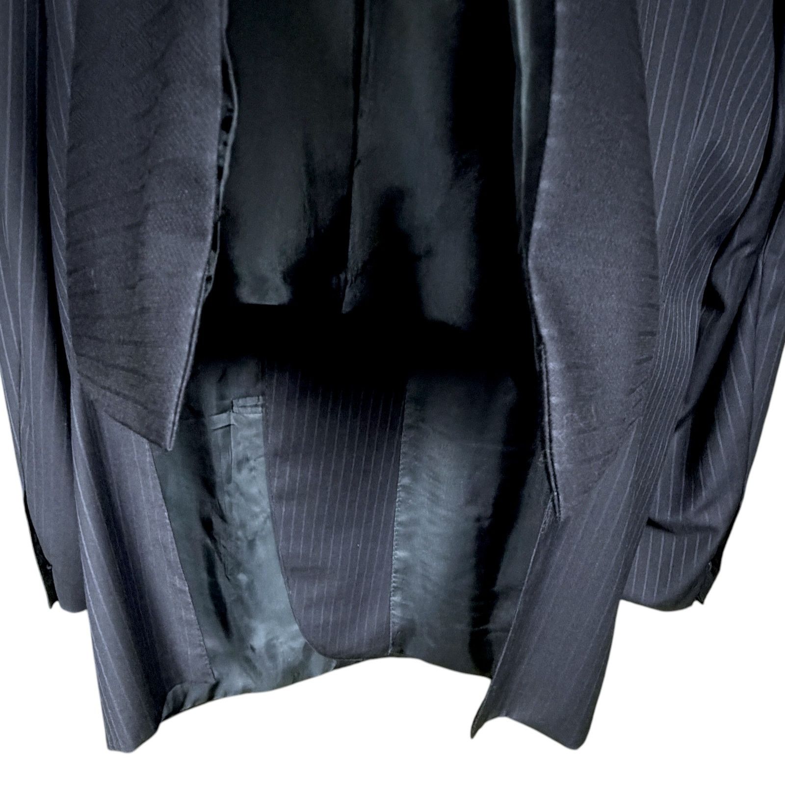 Canali Canali Blazer 48R Blue Pinstripe Water Resistant 100% Wool Size 48R - 10 Thumbnail