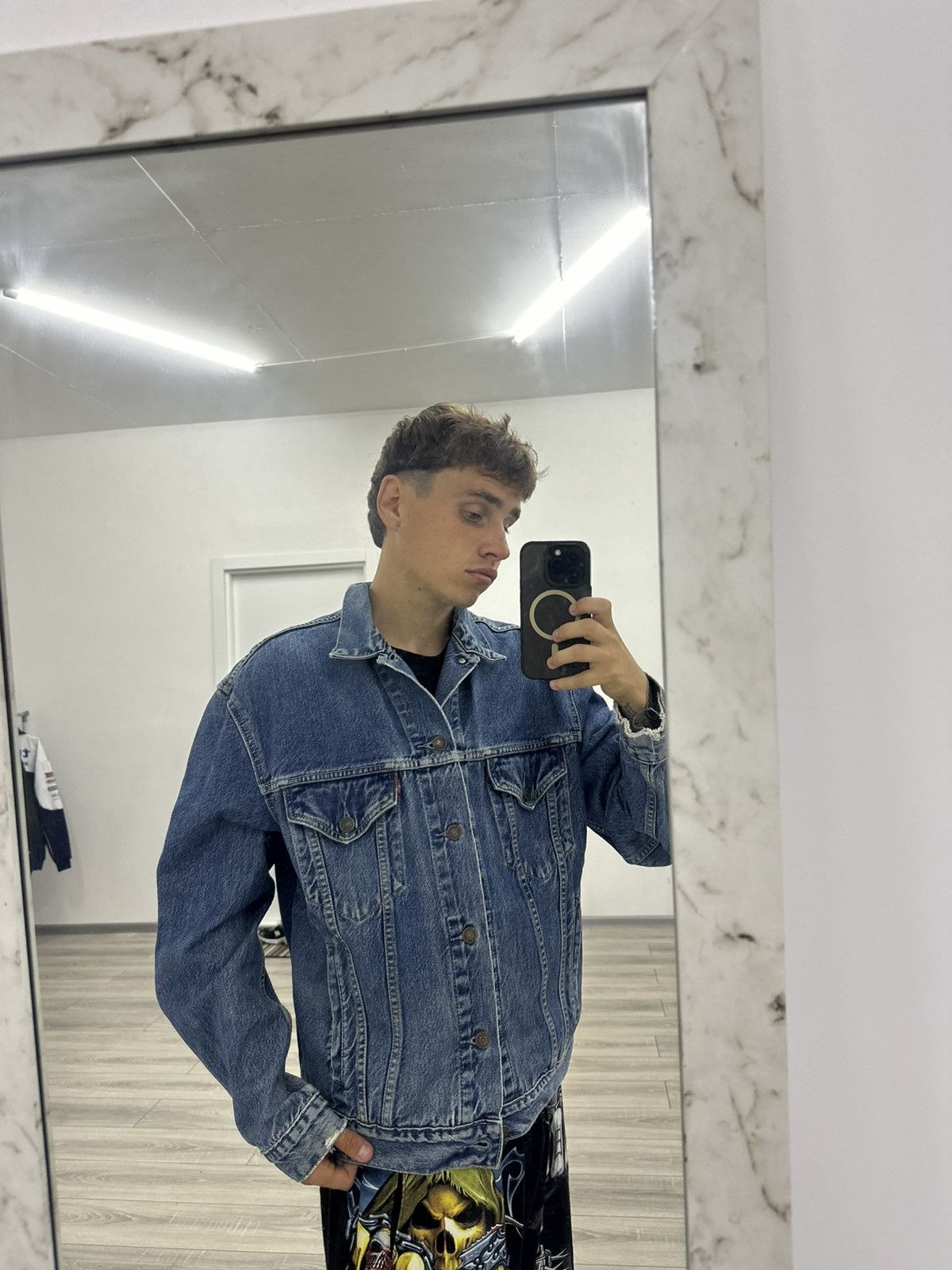 Levi's Levis Vintage Denim Jacket Size US M / EU 48-50 / 2 - 2 Thumbnail