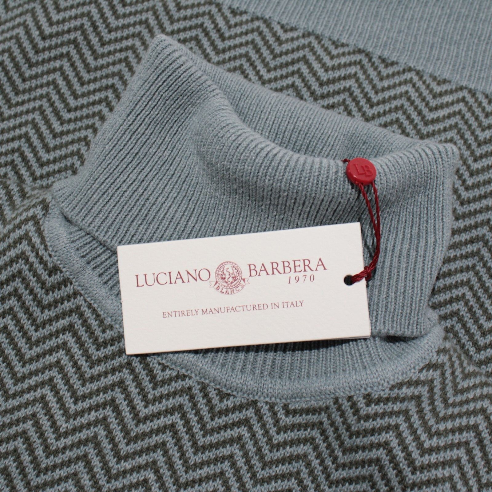 Luciano Barbera Luciano Barbera Sweater Size US M in Blue Size US M / EU 48-50 / 2 - 1 Thumbnail