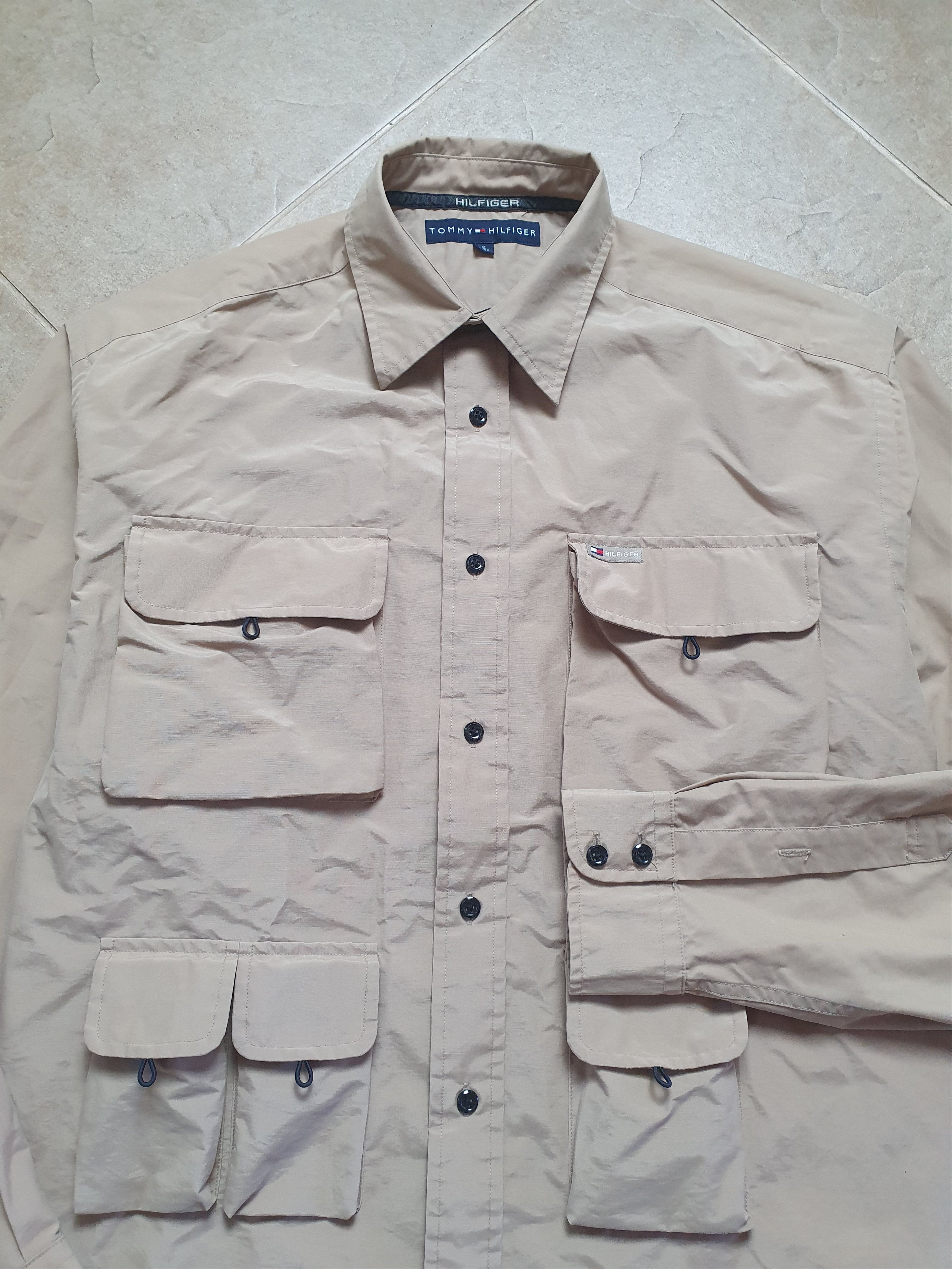Tommy Hilfiger Tommy Hilfiger Shirt Fishing Khaki Military Surplus Safari Size US S / EU 44-46 / 1 - 3 Thumbnail