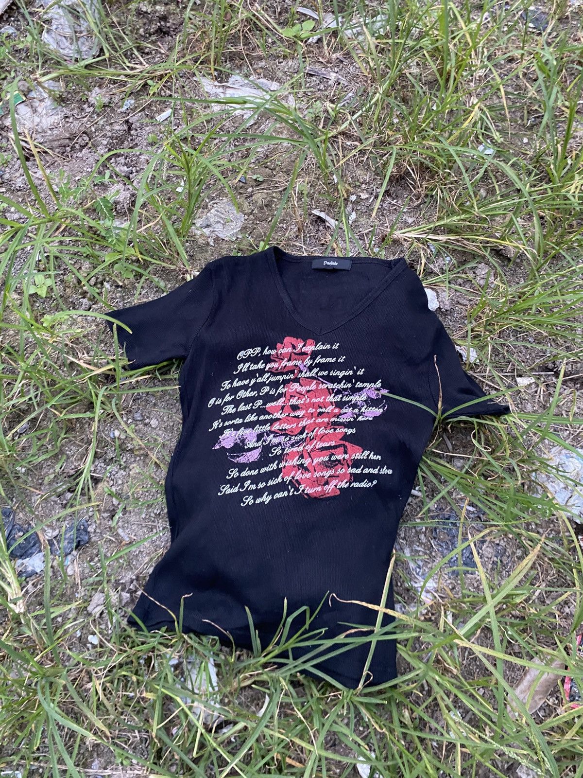 If Six Was Nine × Japanese Brand × Le Grande Bleu (L.G.B.) Elmojado poem flower vkei tshirt Size US M / EU 48-50 / 2 - 1 Thumbnail