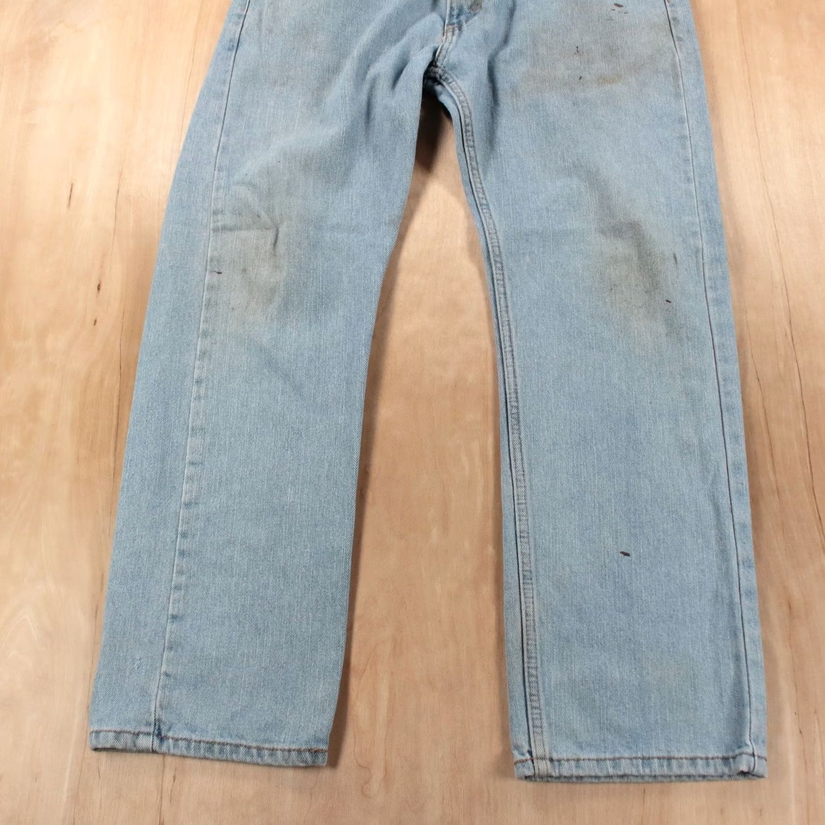 Levi's LEVI'S 505 jeans light wash denim 34x29 skater 90s 00s Mens Size US 34 / EU 50 - 6 Thumbnail