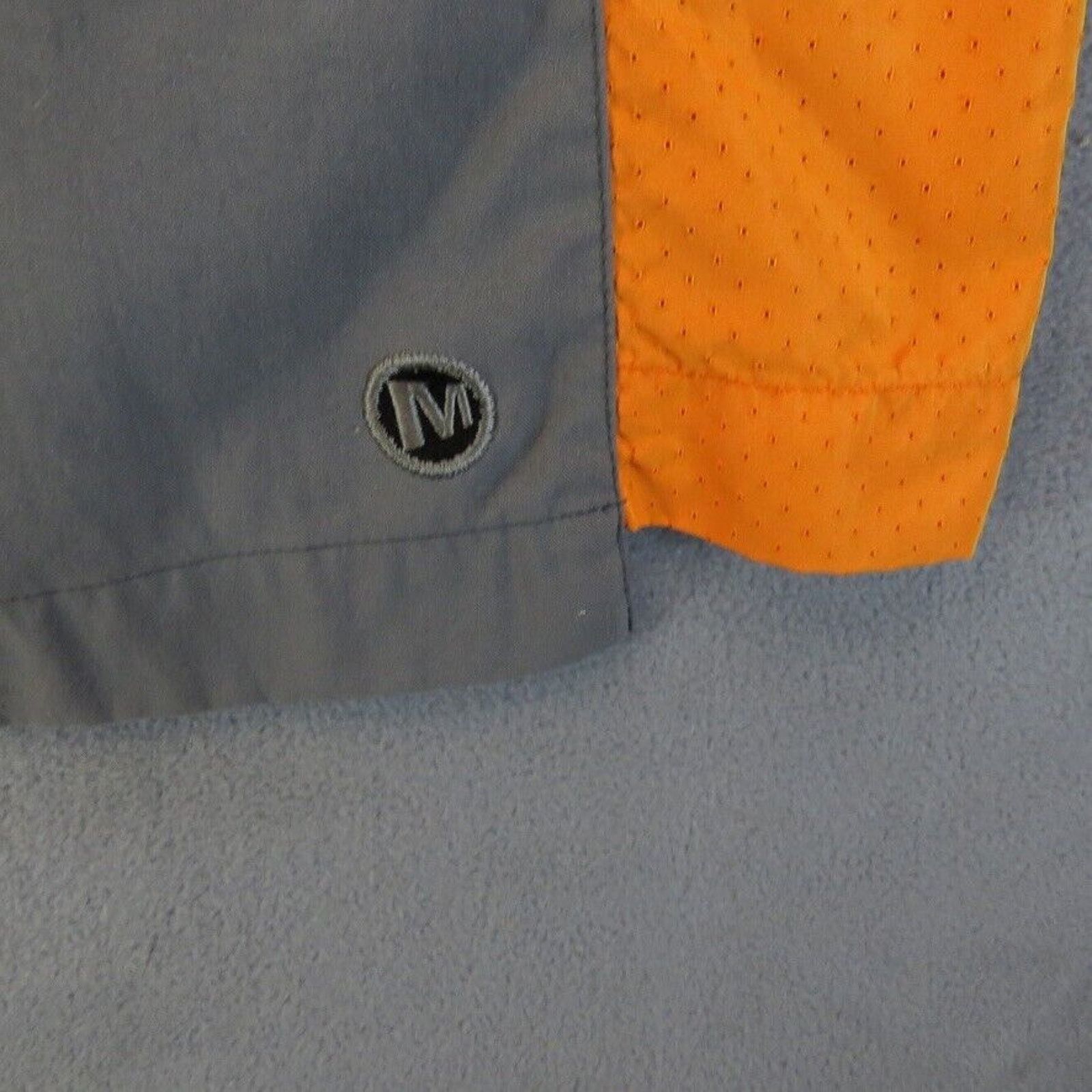 Merrell Merrell Mens Shirt Sz Large Short Sleeve Button Up Orange Gr Size US L / EU 52-54 / 3 - 7 Thumbnail