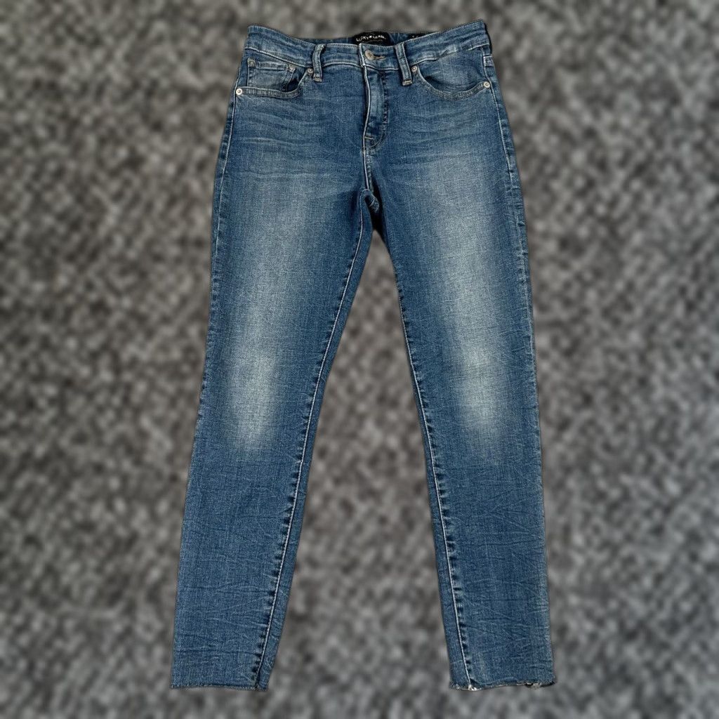 Lucky Brand Lucky Brand Jeans Size 4 Mid Rise Skinny Ankle Denim Womens Blue 28x25.5 Size 27" / US 4 / IT 40 - 1 Thumbnail