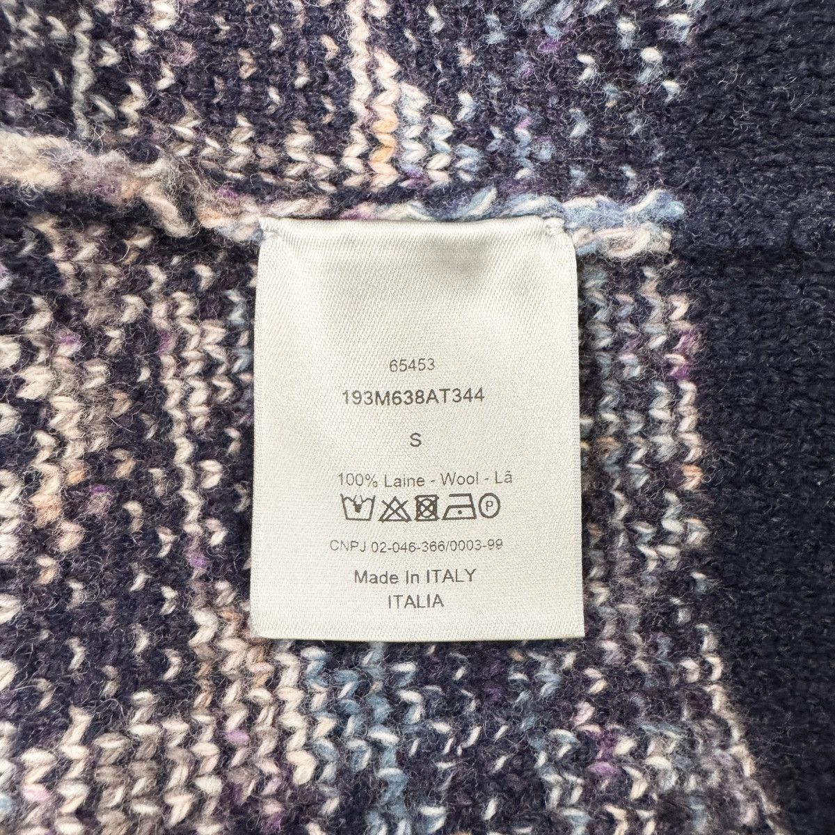 Dior Dior Oblique Wool Jacquard Sweatshirt In Blue RRP £1300 Size US S / EU 44-46 / 1 - 6 Thumbnail
