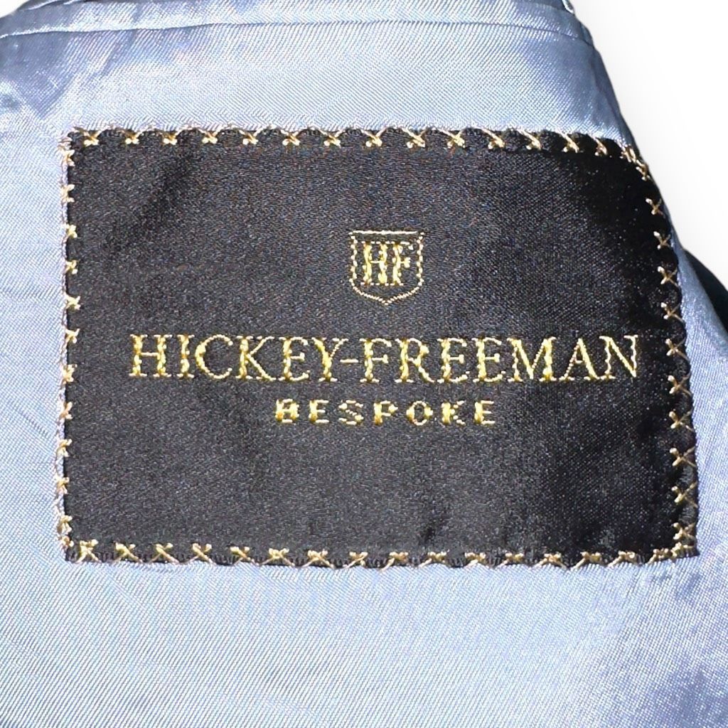 Hickey Freeman Hickey Freeman Bespoke Silver & Gray Blazer Size 43R Size 42R - 2 Thumbnail