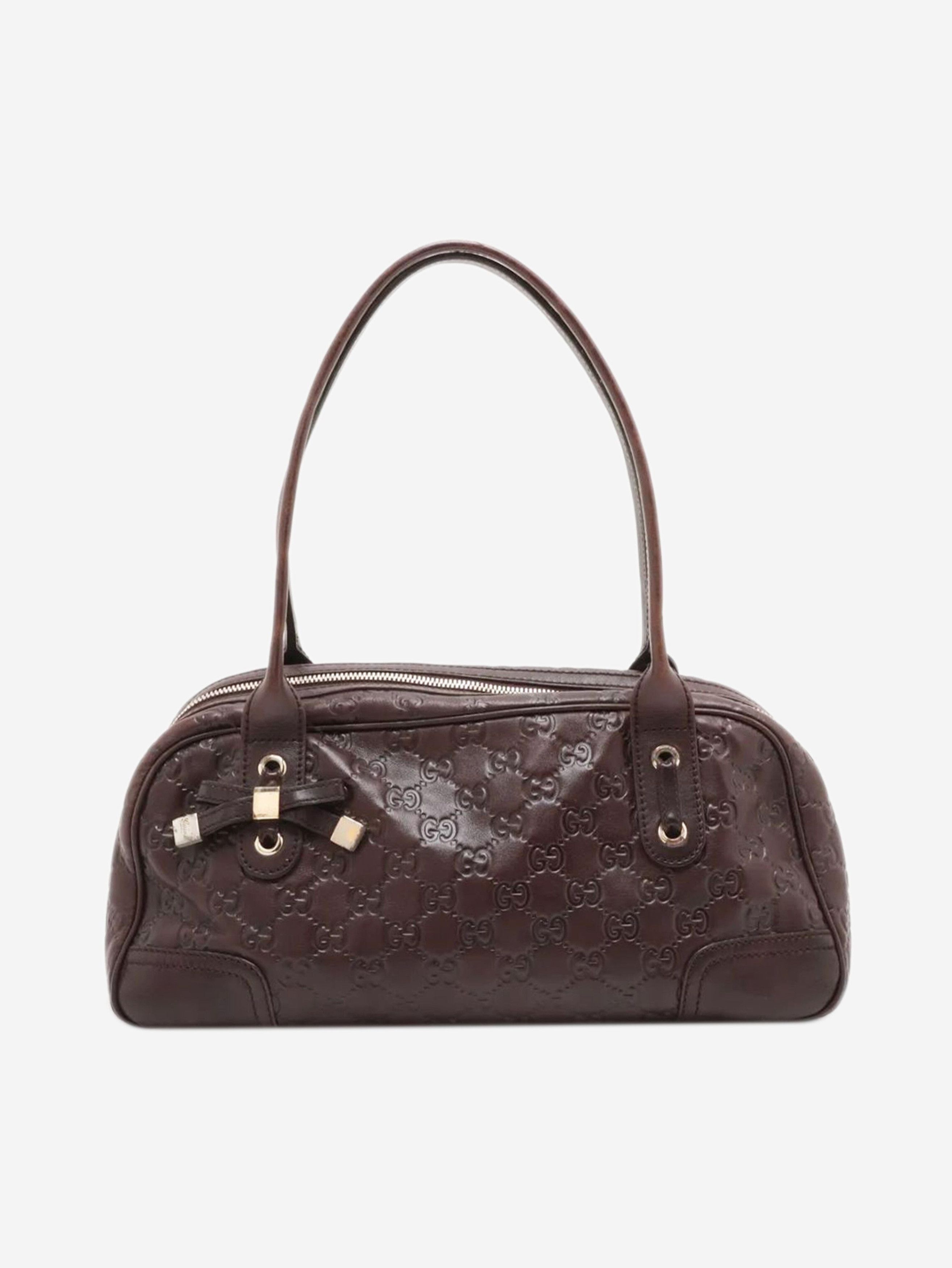 Gucci Dark brown ssima leather handbag Size ONE SIZE - 1 Thumbnail