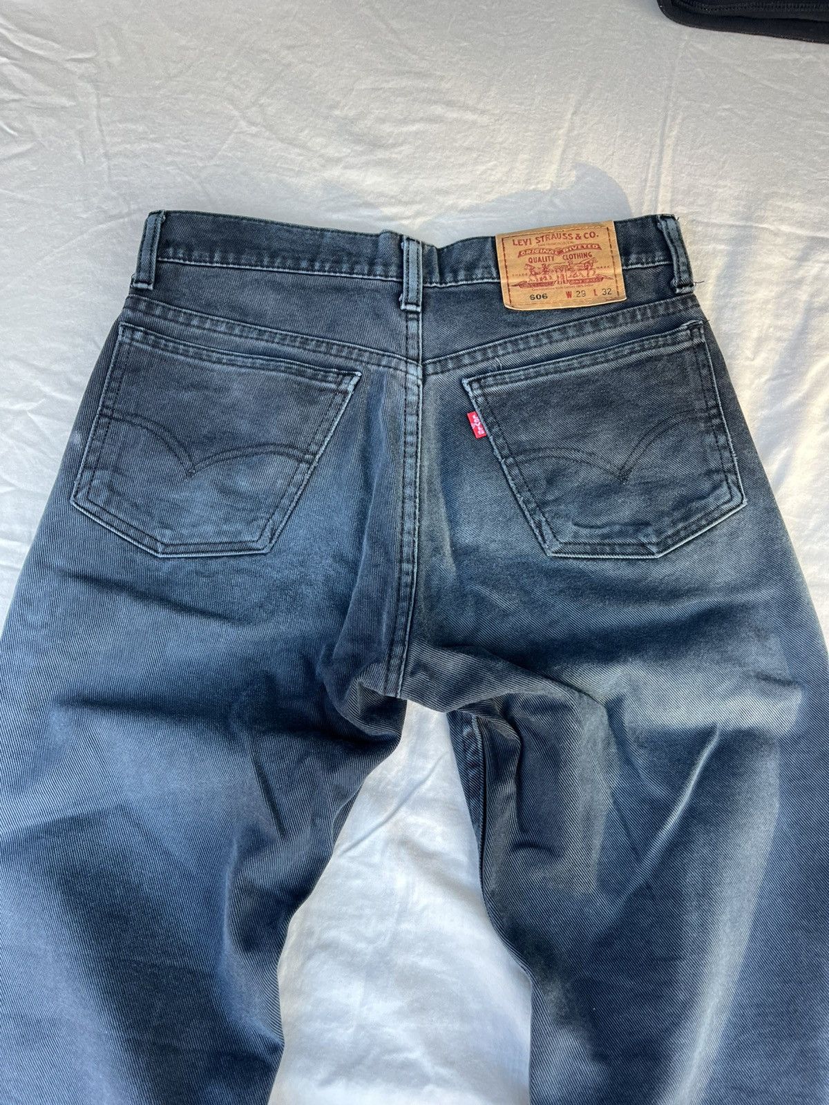 Japanese Brand × Levi's × Levi's Vintage Clothing Levi’s Faded Black Denim 606 Size US 28 / EU 44 - 8 Thumbnail