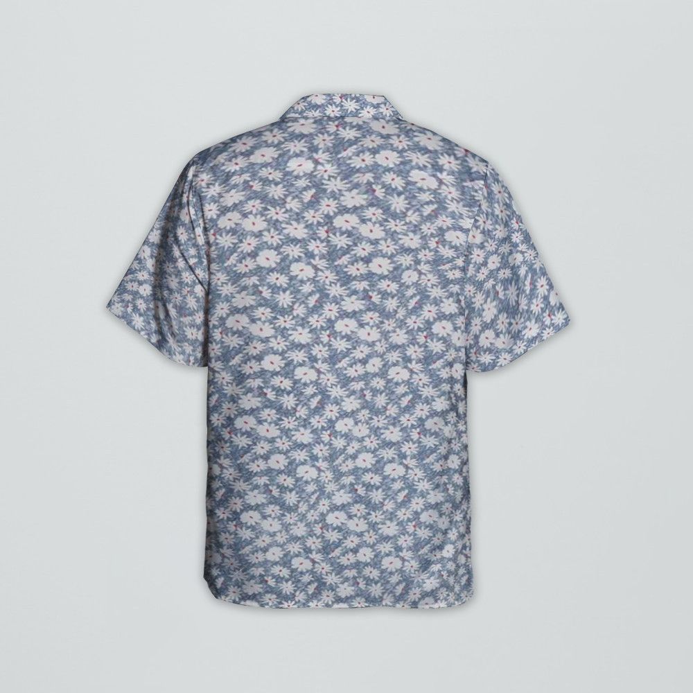 Designer Floral-Print Cotton Shirt – Classic Elegance in Bloom Size US L / EU 52-54 / 3 - 2 Thumbnail