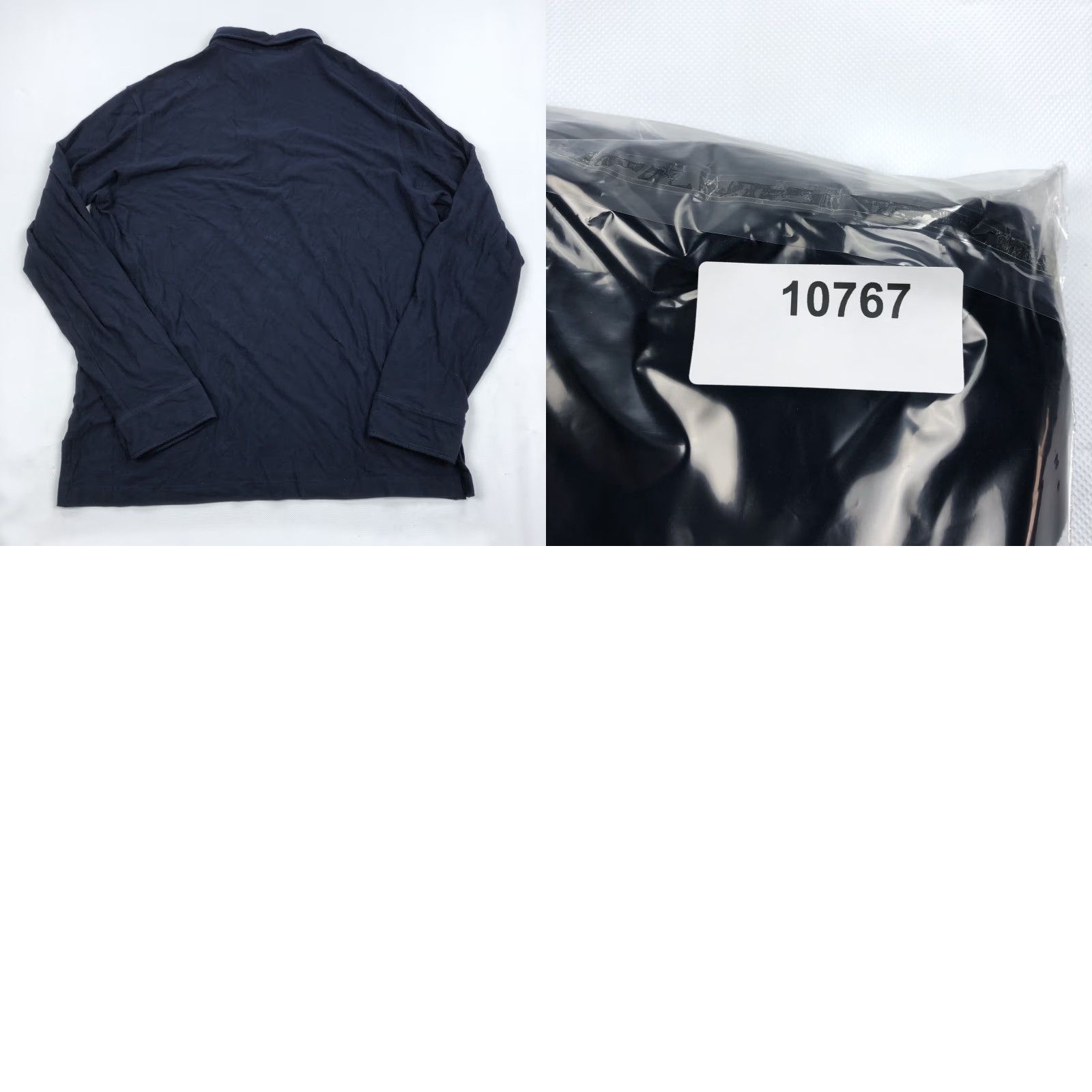 Polo Ralph Lauren Polo by Ralph Lauren Mens L Navy Blue Long Sleeve Rayon Viscose Blend Polo Shirt Size US L / EU 52-54 / 3 - 8 Thumbnail