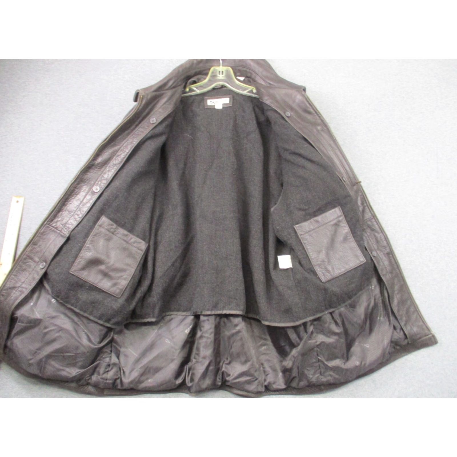 Vintage VINTAGE Wilke-Rodriguez Motorcycle Leather Jacket Large Brown Soft Wool Lining Men Size US L / EU 52-54 / 3 - 4 Thumbnail