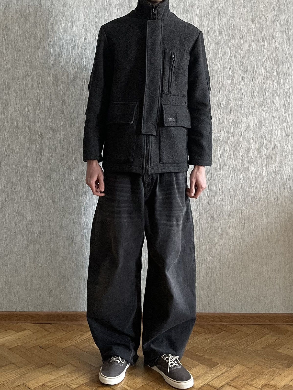 Levi's 1999 Levi’s ALL-DUTY: A Woolen 1/2 Coat Heavyweight Jacket Size US M / EU 48-50 / 2 - 12 Thumbnail