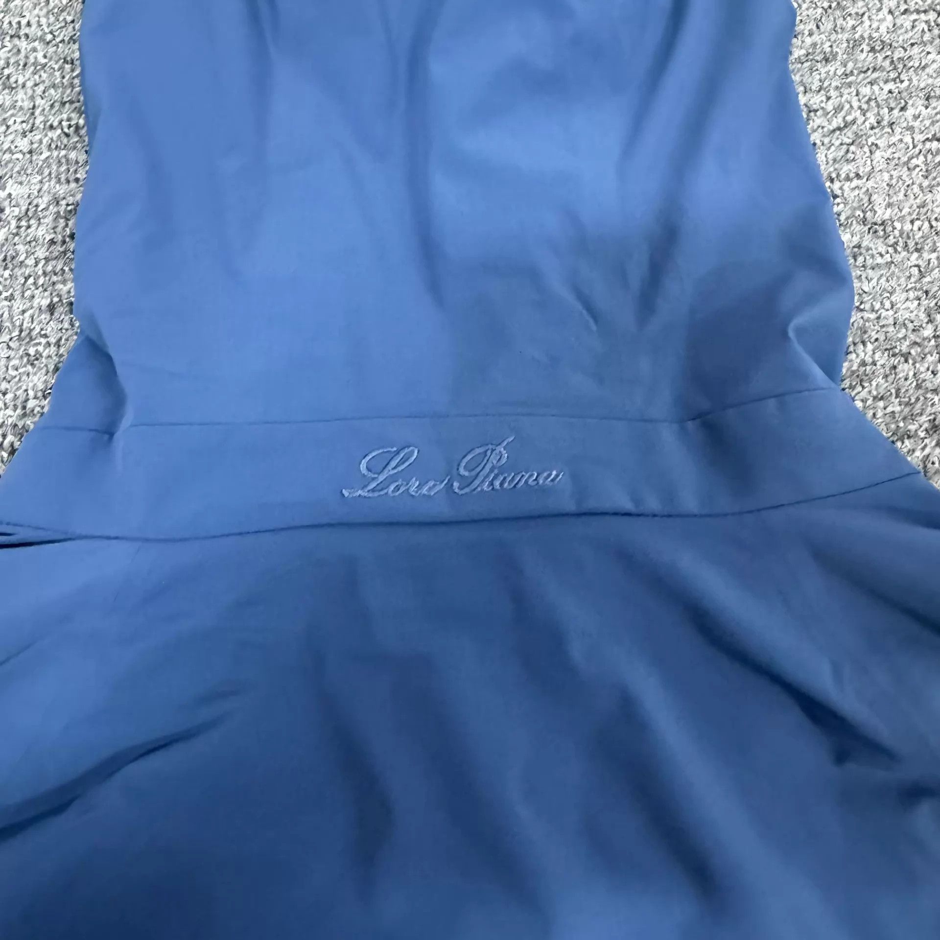 Loro Piana Loro Piana Blue Hood Zip Jacket L New w/Tags Embroidered Size US L / EU 52-54 / 3 - 5 Thumbnail