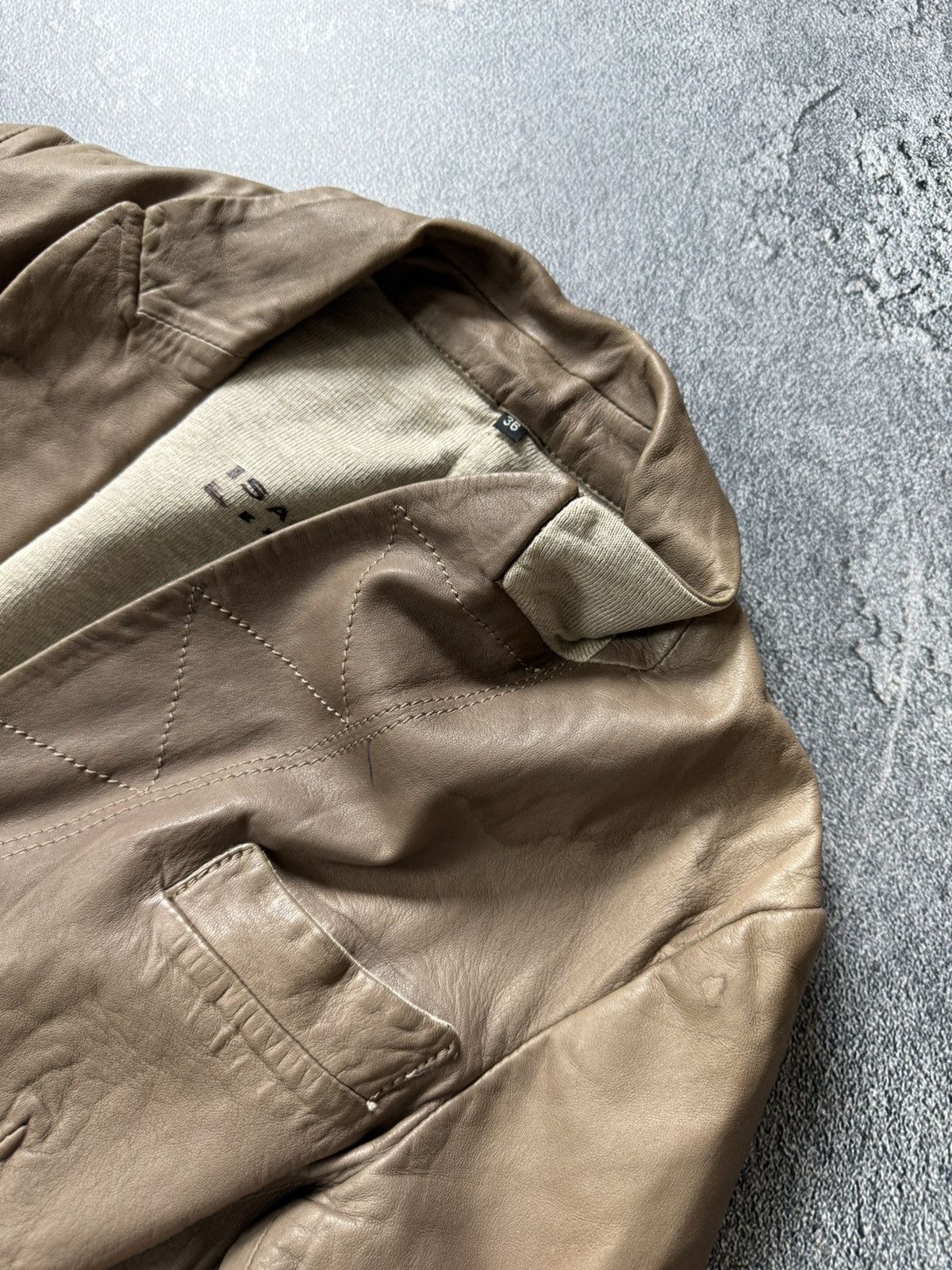 Isaac Sellam Experience Isaac Sellam Experience Archive Lamp Leather Jacket Blazer Size S / US 4 / IT 40 - 13 Thumbnail