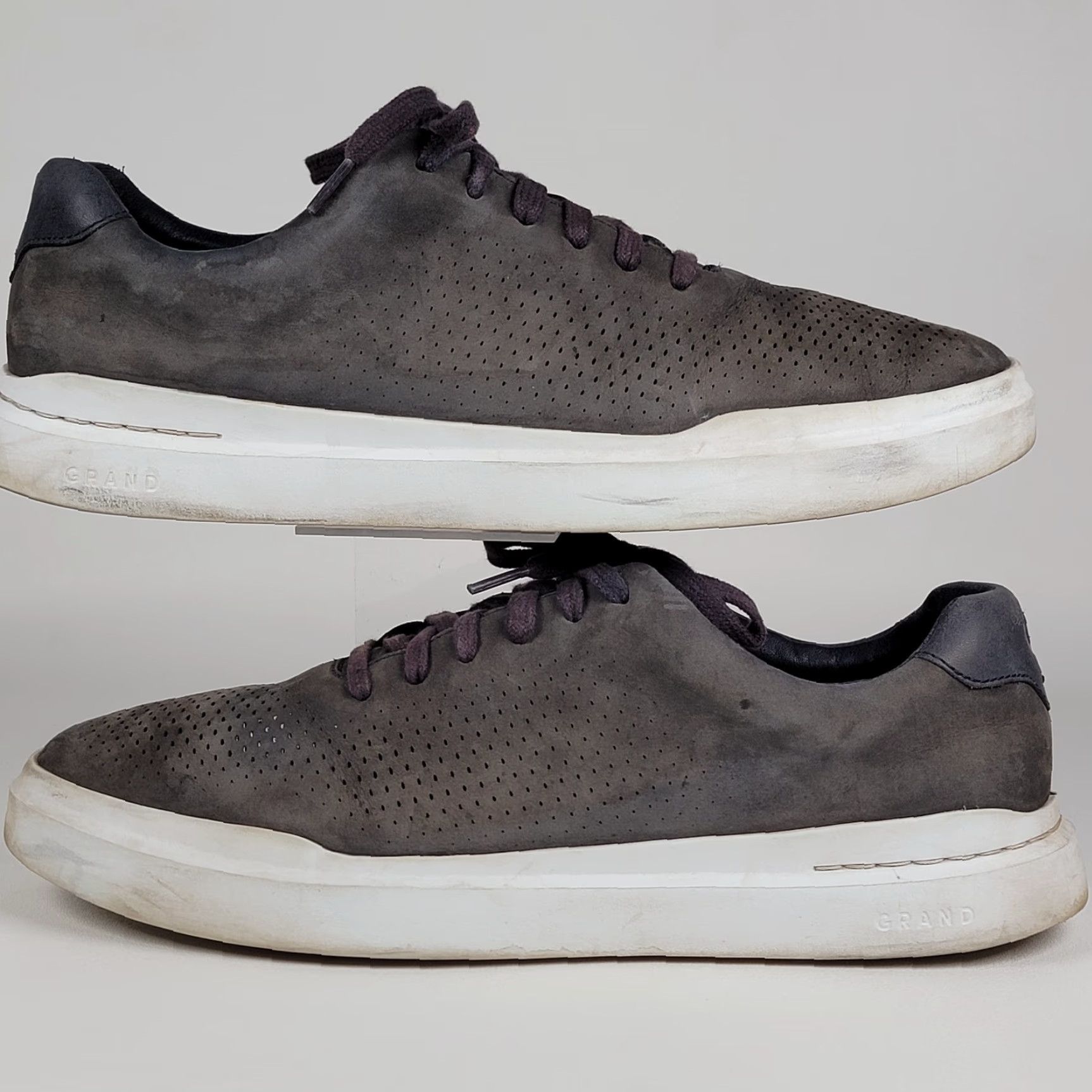 Cole Haan Cole Haan Mens Grandpro Rally Sneaker 12 Brown Nubuck Rubber Sole Casual Activewear Travel Mens Size US 12 / EU 45 - 5 Thumbnail