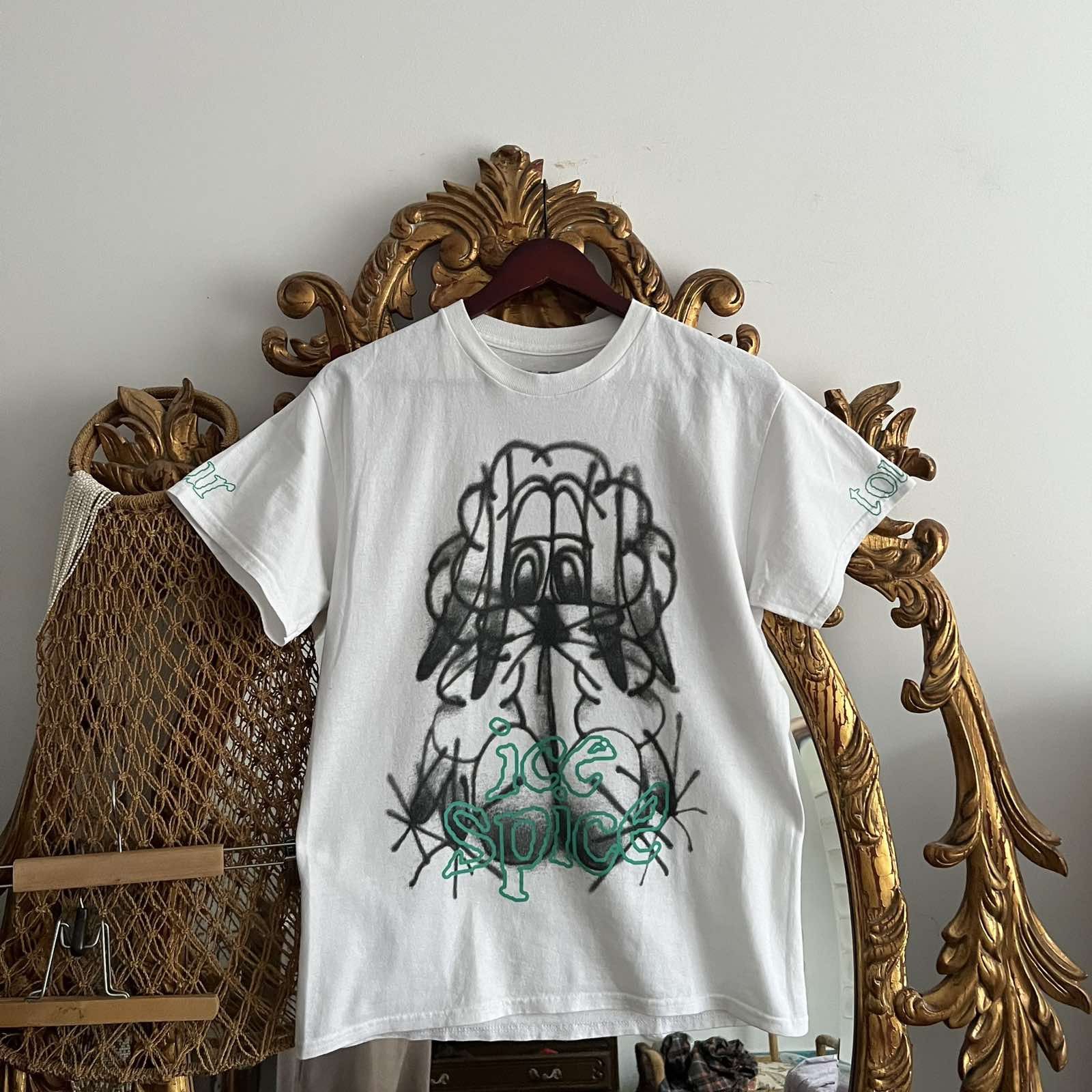 Other Ice Spice Y2K Tour Shirt Sz M Size US M / EU 48-50 / 2 - 1 Thumbnail