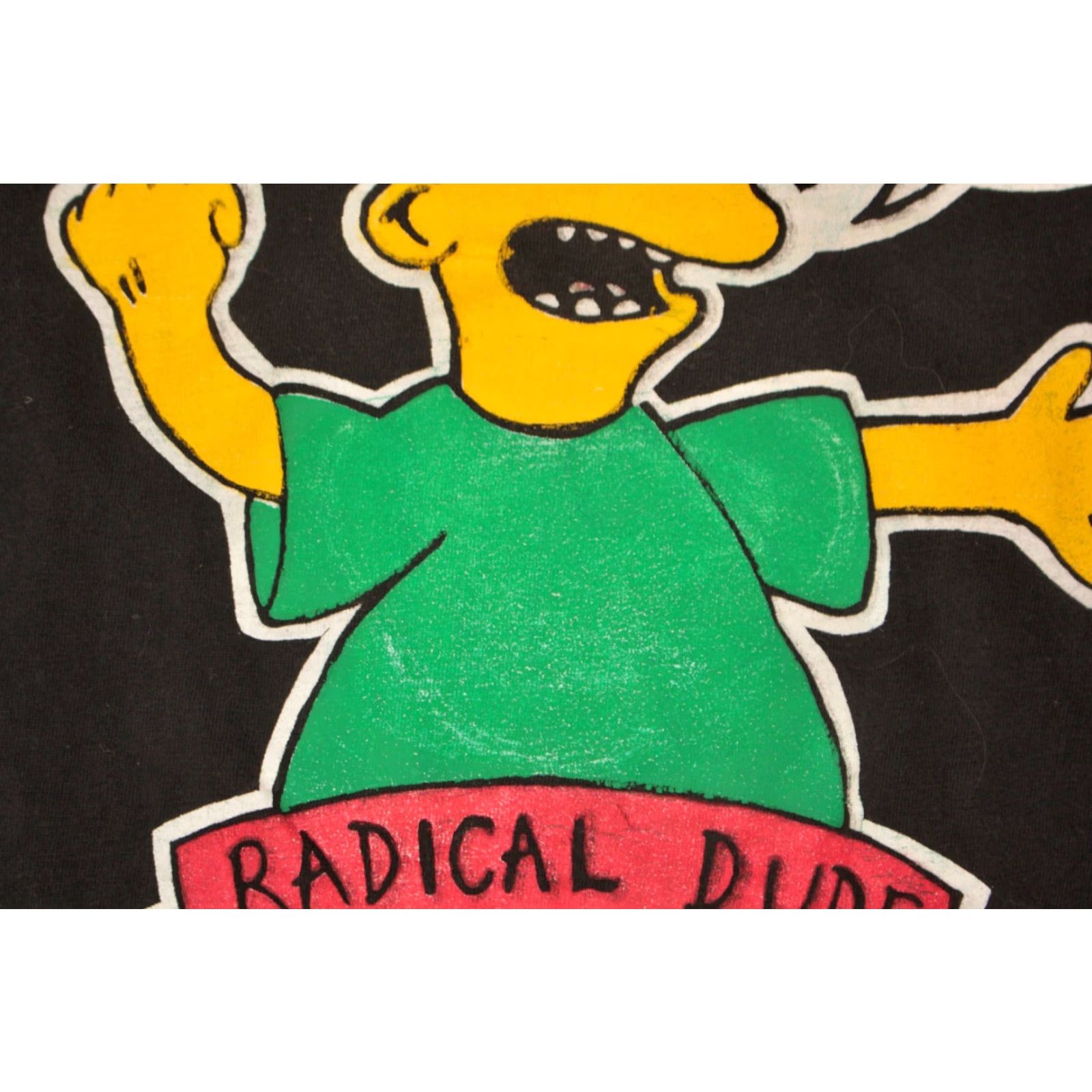 Vintage VINTAGE Greenearth Men's Bart Simpson 90s TShirt XL Black Graphic Tee 1990s The Simpsons T-shirt Tijuana Boys Mens Size US XL / EU 56 / 4 - 6 Thumbnail