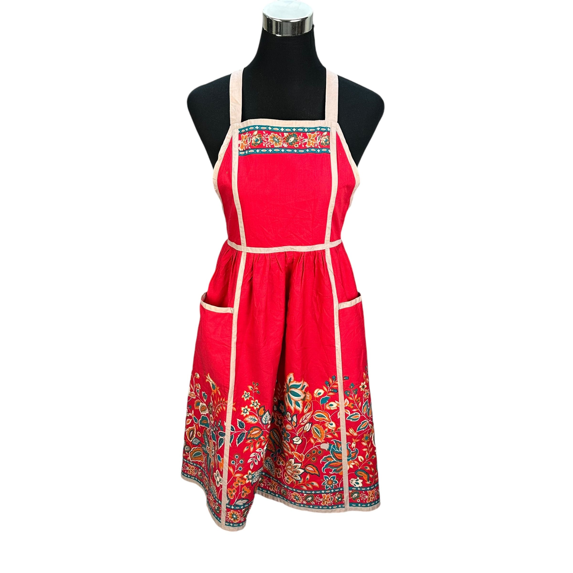 Yves Saint Laurent Yves Saint Laurent Tabliers Floral Graphics Apron #A52-1214 Size ONE SIZE - 1 Thumbnail