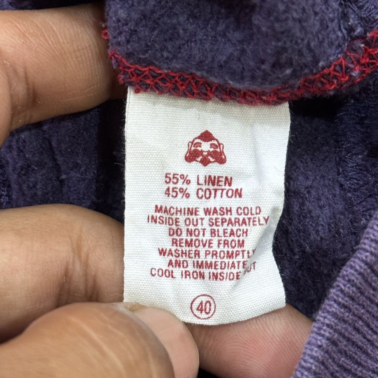 Evisu Vintage Evisu Osaka Sweatshirt Logo Spellout Linen Blend Size US M / EU 48-50 / 2 - 7 Thumbnail