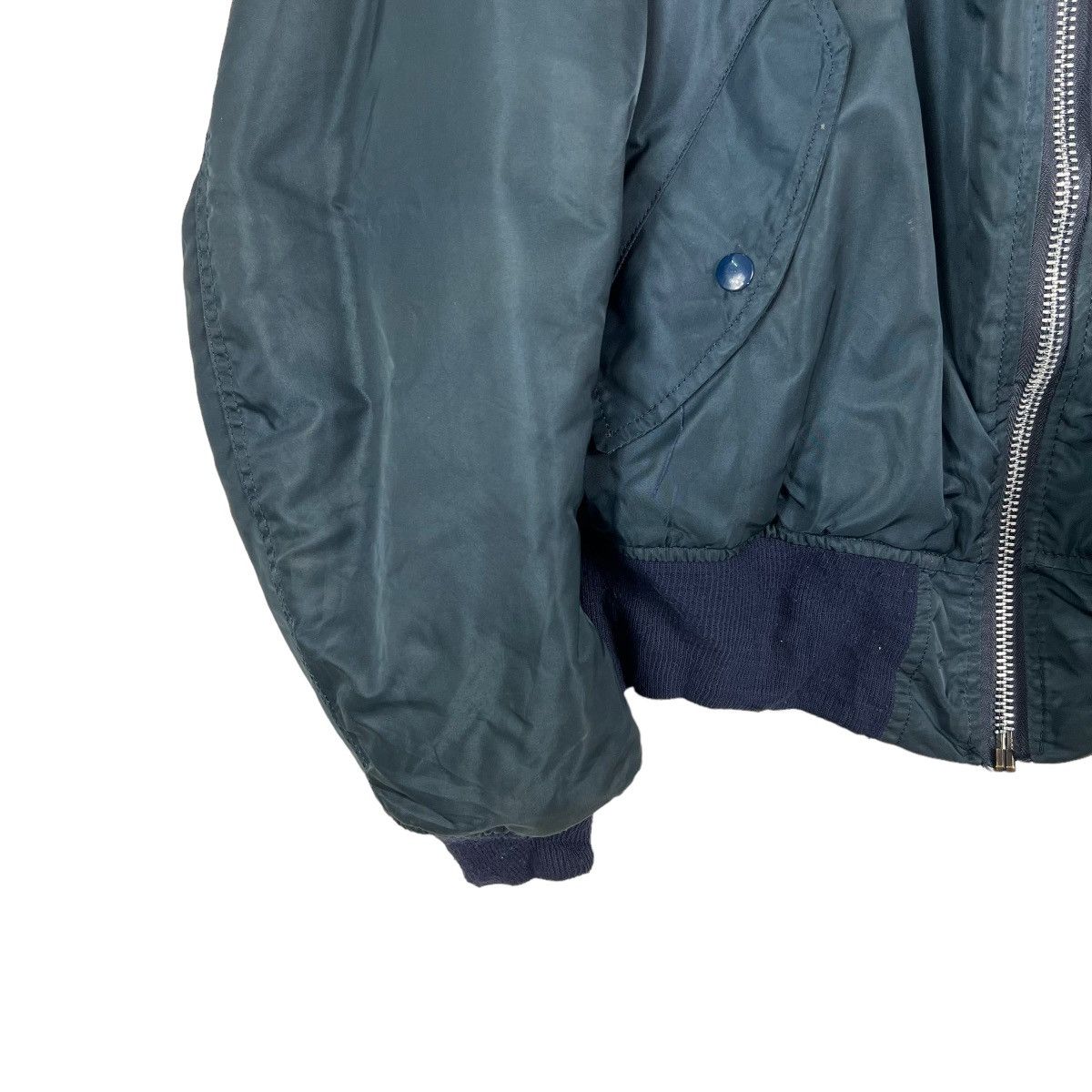 Alpha Industries 🔥 VINTAGE ALPHA BOMBER JACKET Size US L / EU 52-54 / 3 - 4 Thumbnail