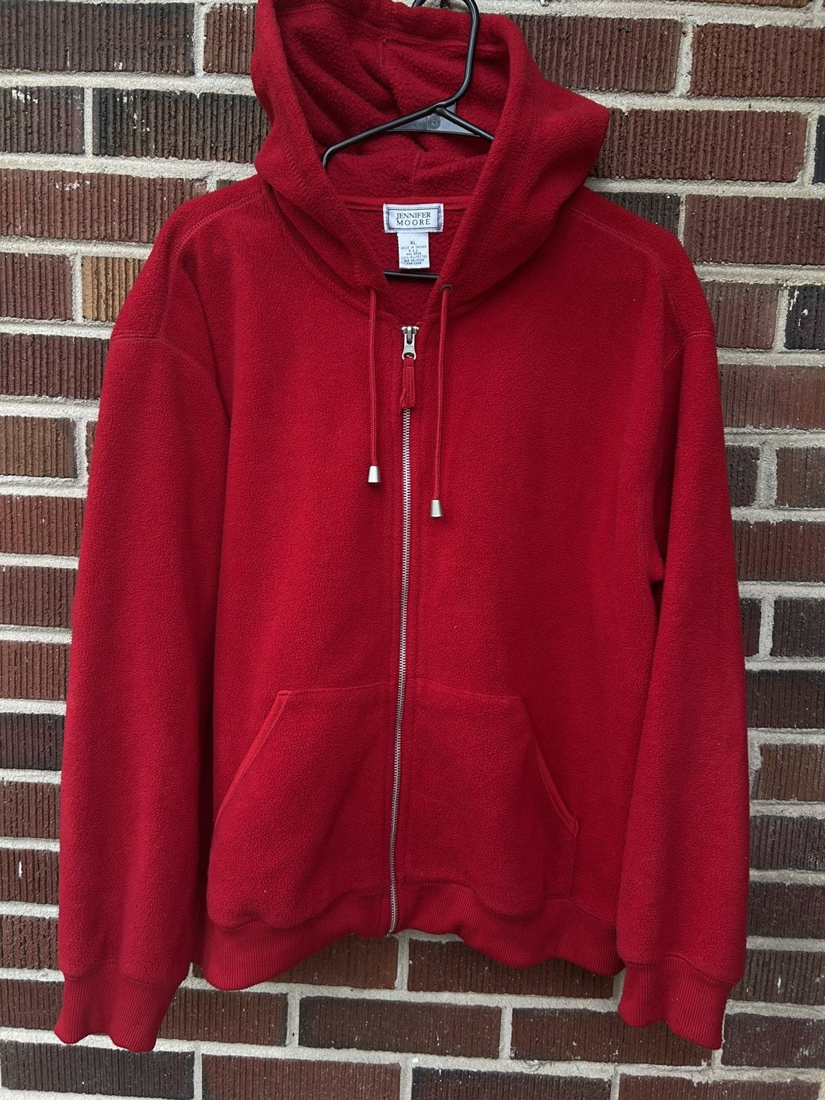 Vintage Vintage Fleece Zip Up Hoodie Size US XL / EU 56 / 4 - 1 Thumbnail