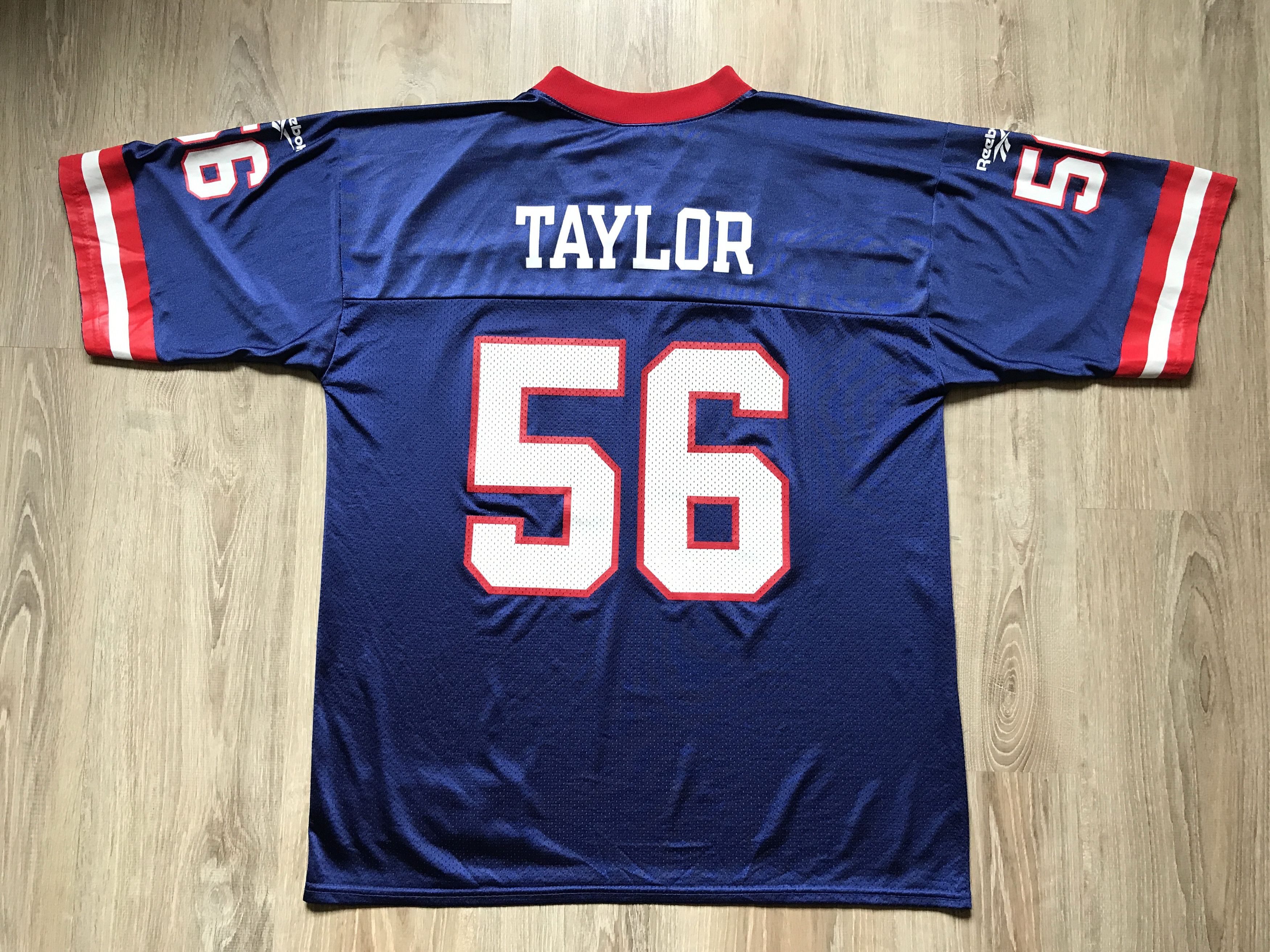 NFL × Reebok × Vintage Reebok NFL New York Giants Lawrence Taylor #56 Jersey Size US L / EU 52-54 / 3 - 3 Thumbnail