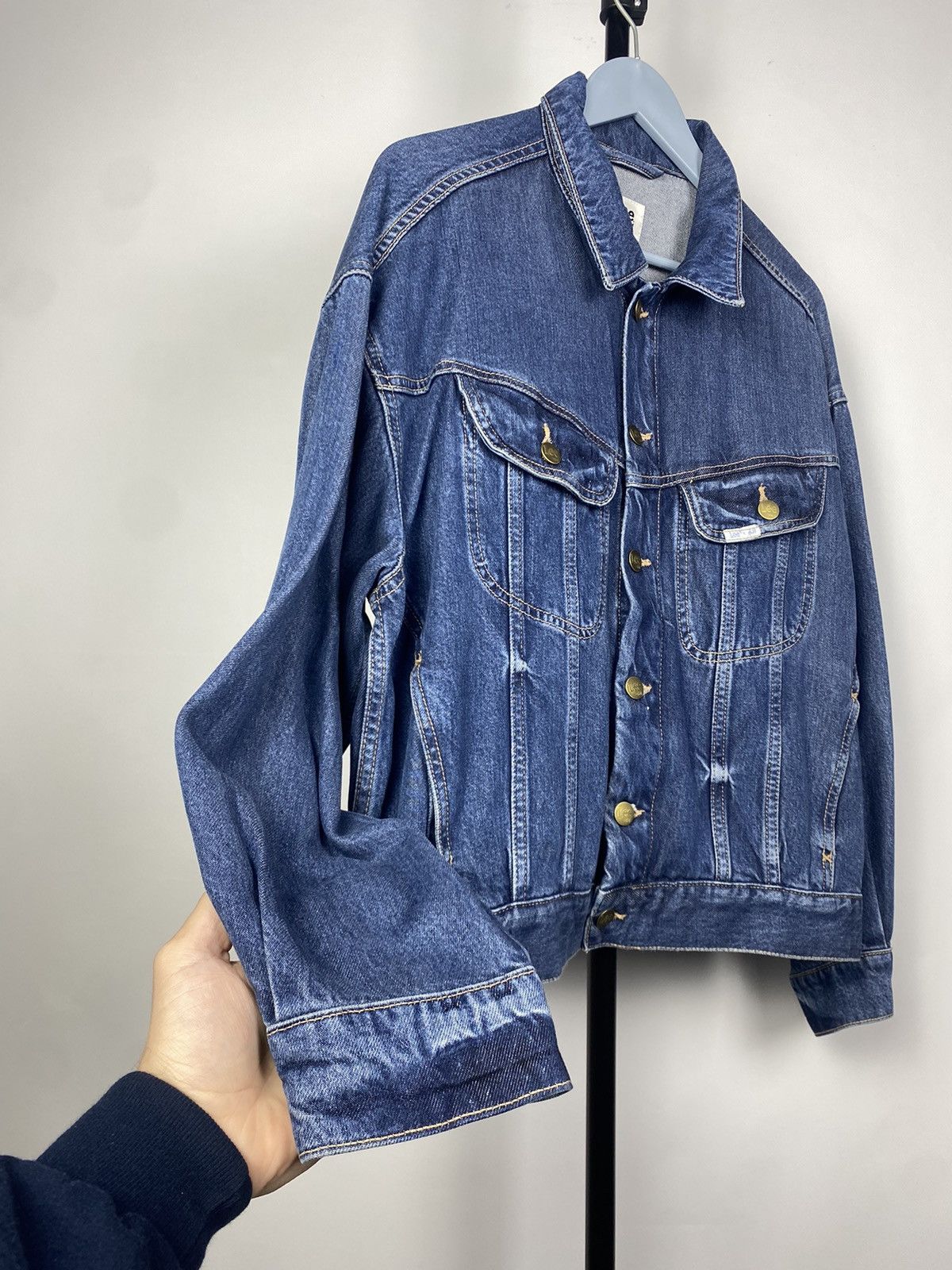 H&M × Lee LEE x H&M USA American Western Style DENIM JACKET Size US S / EU 44-46 / 1 - 2 Thumbnail