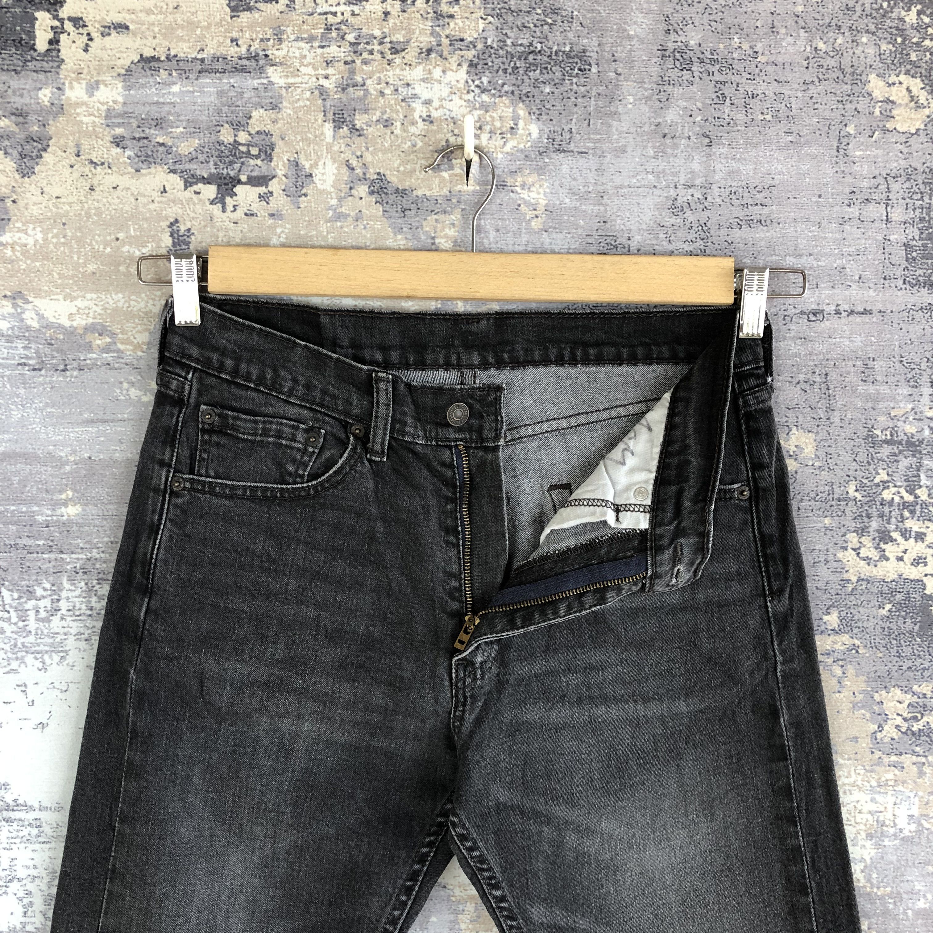 Levi's × Vintage Vintage Levis 505 Faded Black Jeans Levi's Distressed Denim Size US 30 / EU 46 - 6 Thumbnail