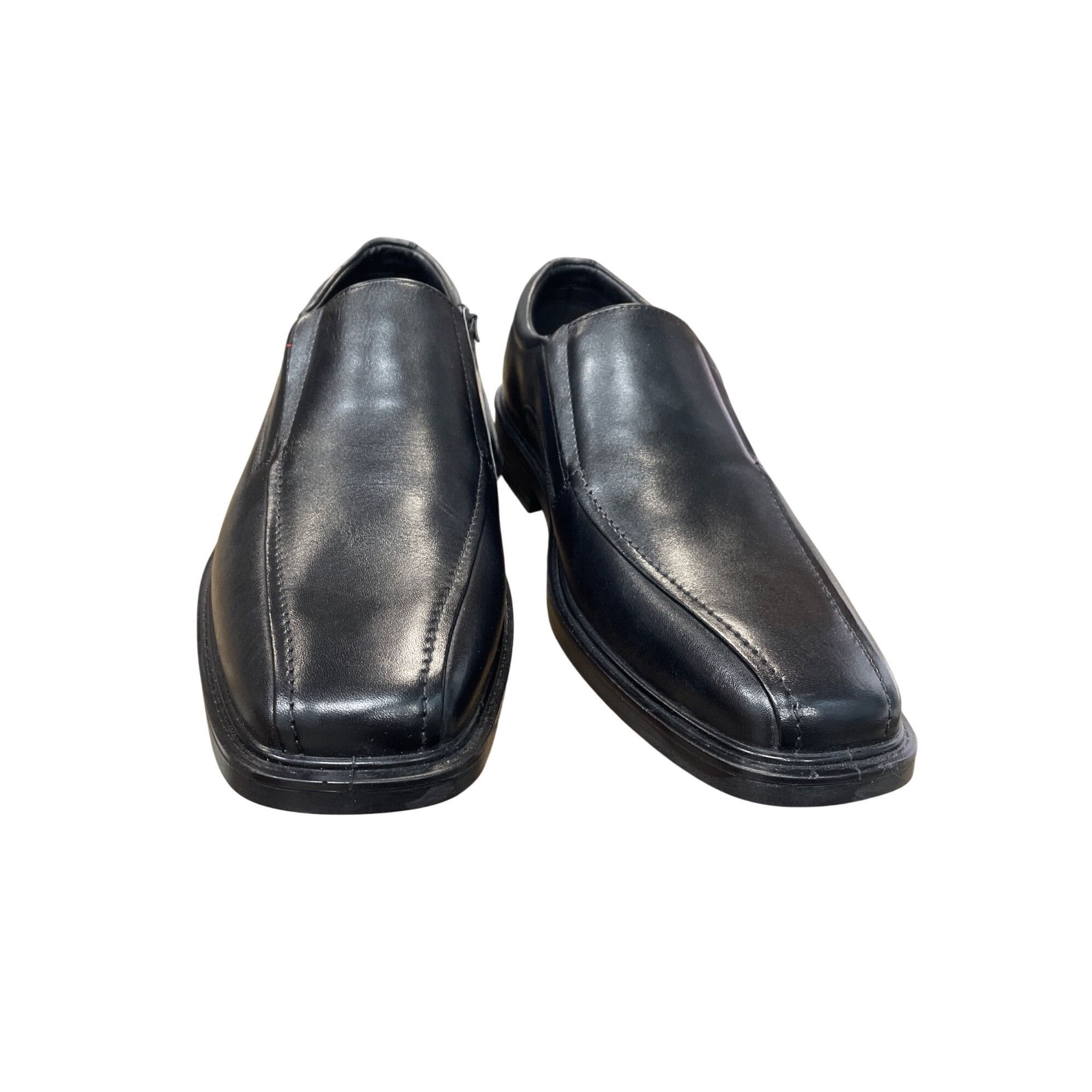 SKECHERS Skechers Classic fit Mens Black Leather Slip Loafers Sz 12 S Size US 12 / EU 45 - 10 Thumbnail