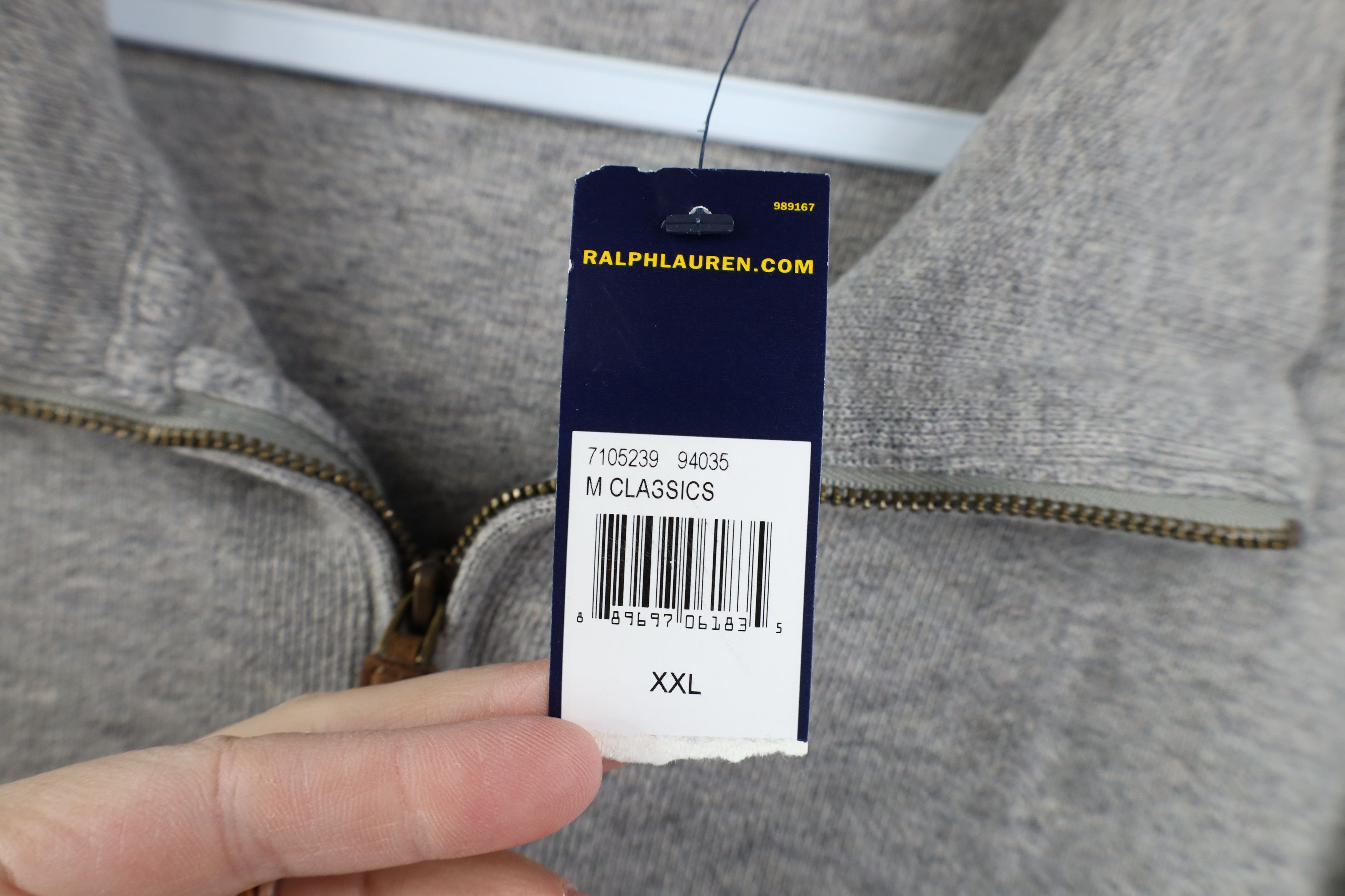 Ralph Lauren Deadstock Vintage Y2K Ralph Lauren Knit 1/4 Half Zip Sweater Size US XXL / EU 58 / 5 - 6 Thumbnail