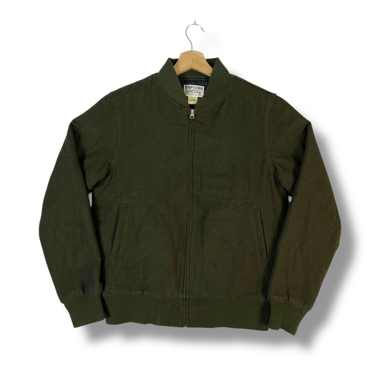 Issey Miyake 🇯🇵 VINTAGE TEMPTATION FULL ZIP WOOL BOMBER JACKET Size US M / EU 48-50 / 2 - 1 Thumbnail