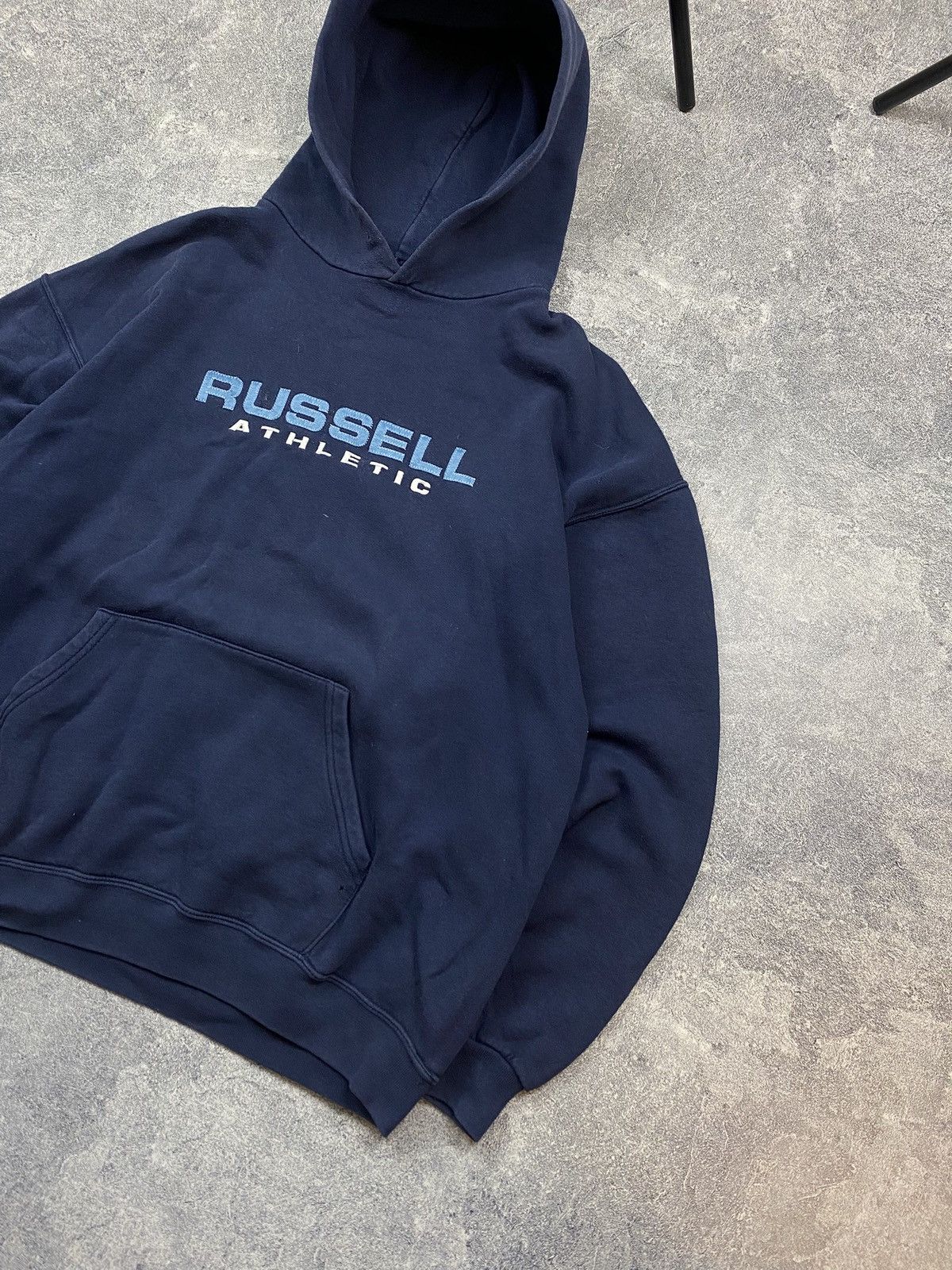 Russell Athletic × Vintage Vintage Russell Athletic Boxy Hoodie Size US L / EU 52-54 / 3 - 3 Thumbnail