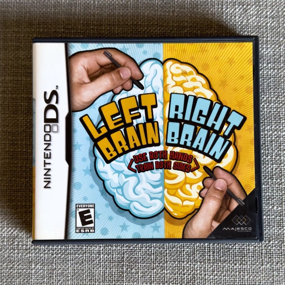 Nintendo Left Brain Right Brain 2007 Nintendo DS Lite 3DS CIB Size ONE SIZE - 4 Thumbnail