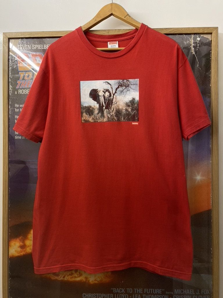 Supreme SS2011 Supreme Safari Elephant Photo T Shirt Size US L / EU 52-54 / 3 - 1 Thumbnail