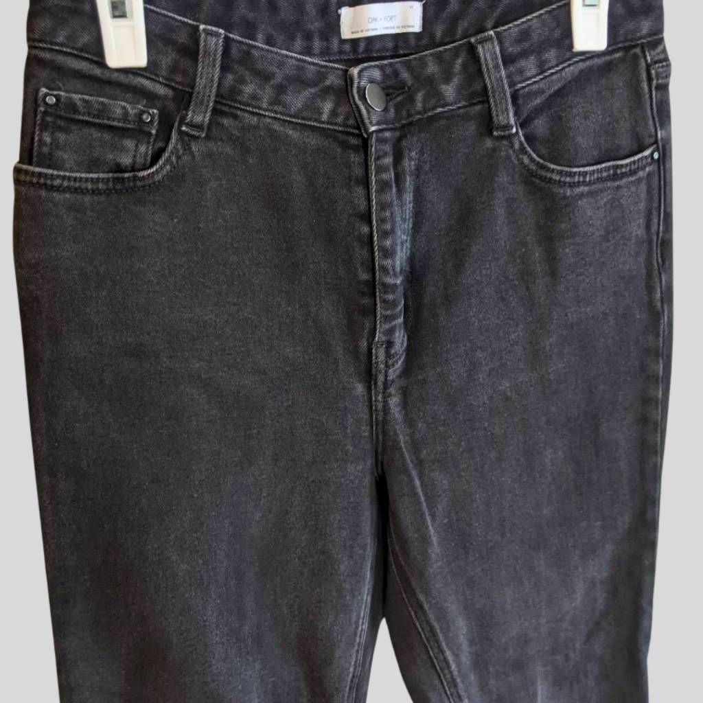Oak + Fort Oak + Fort Black Slim Fit High-Rise Jeans Size 27 Women’s St Size 27" / US 4 / IT 40 - 9 Thumbnail