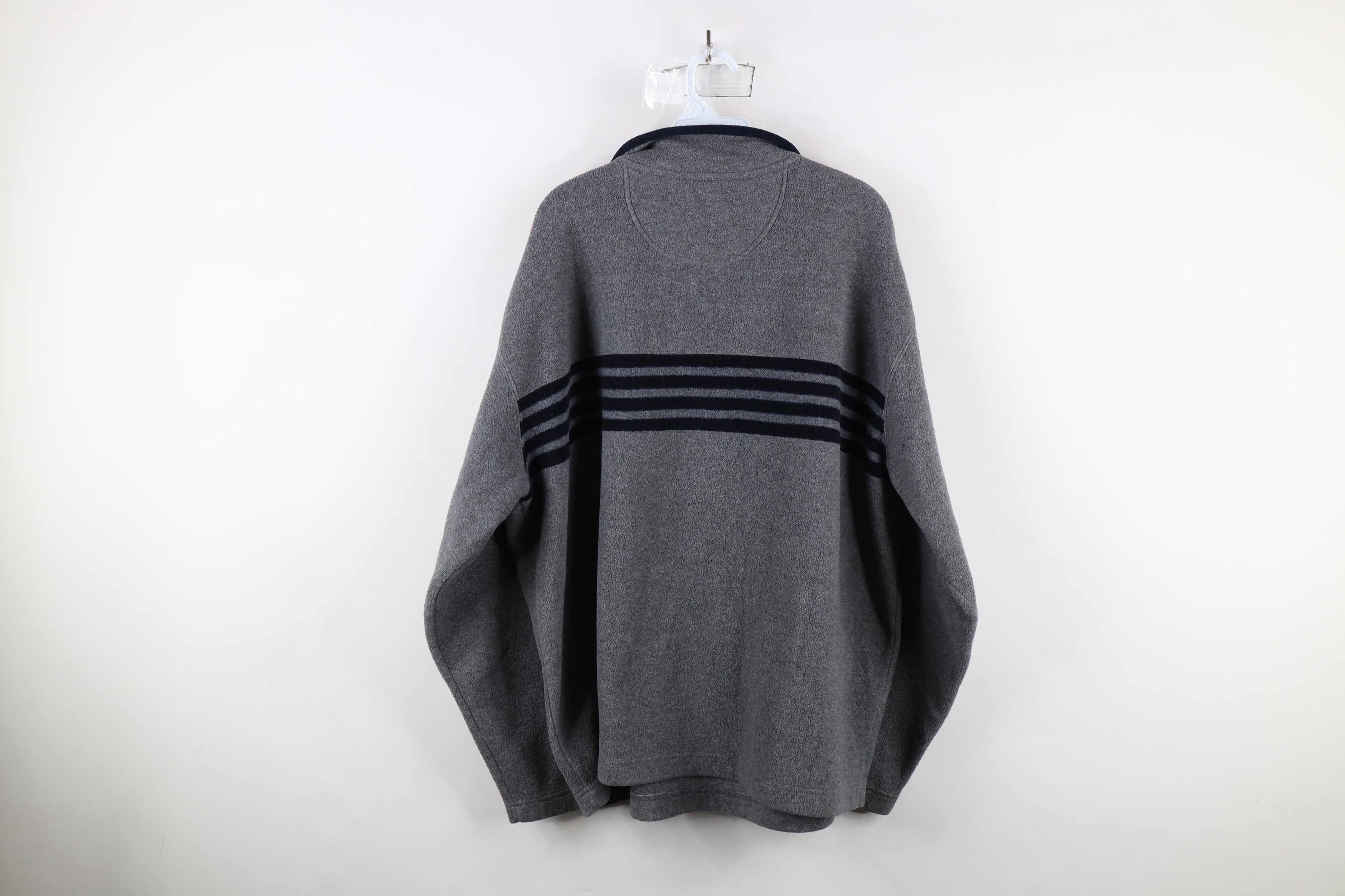 Gap Vintage 90s Gap Half Zip Fleece Pullover Sweater Gray Size US XL / EU 56 / 4 - 7 Thumbnail